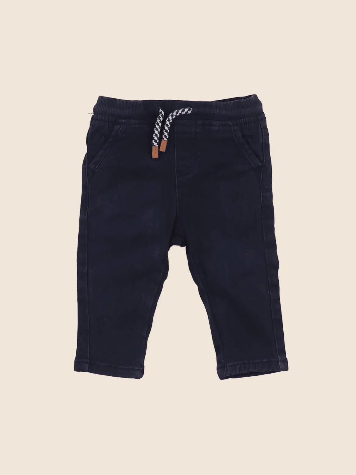 Vertbaudet - pantalon bleu - 6 mois