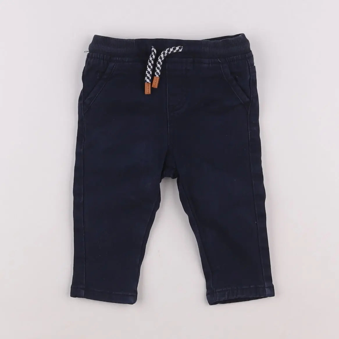 Vertbaudet - pantalon bleu - 6 mois