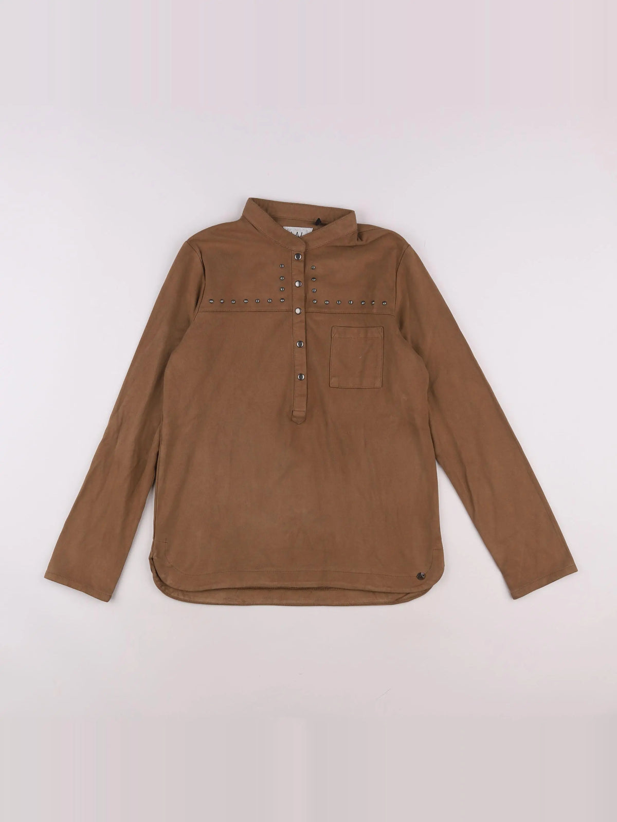 IKKS - blouse marron - 12 ans