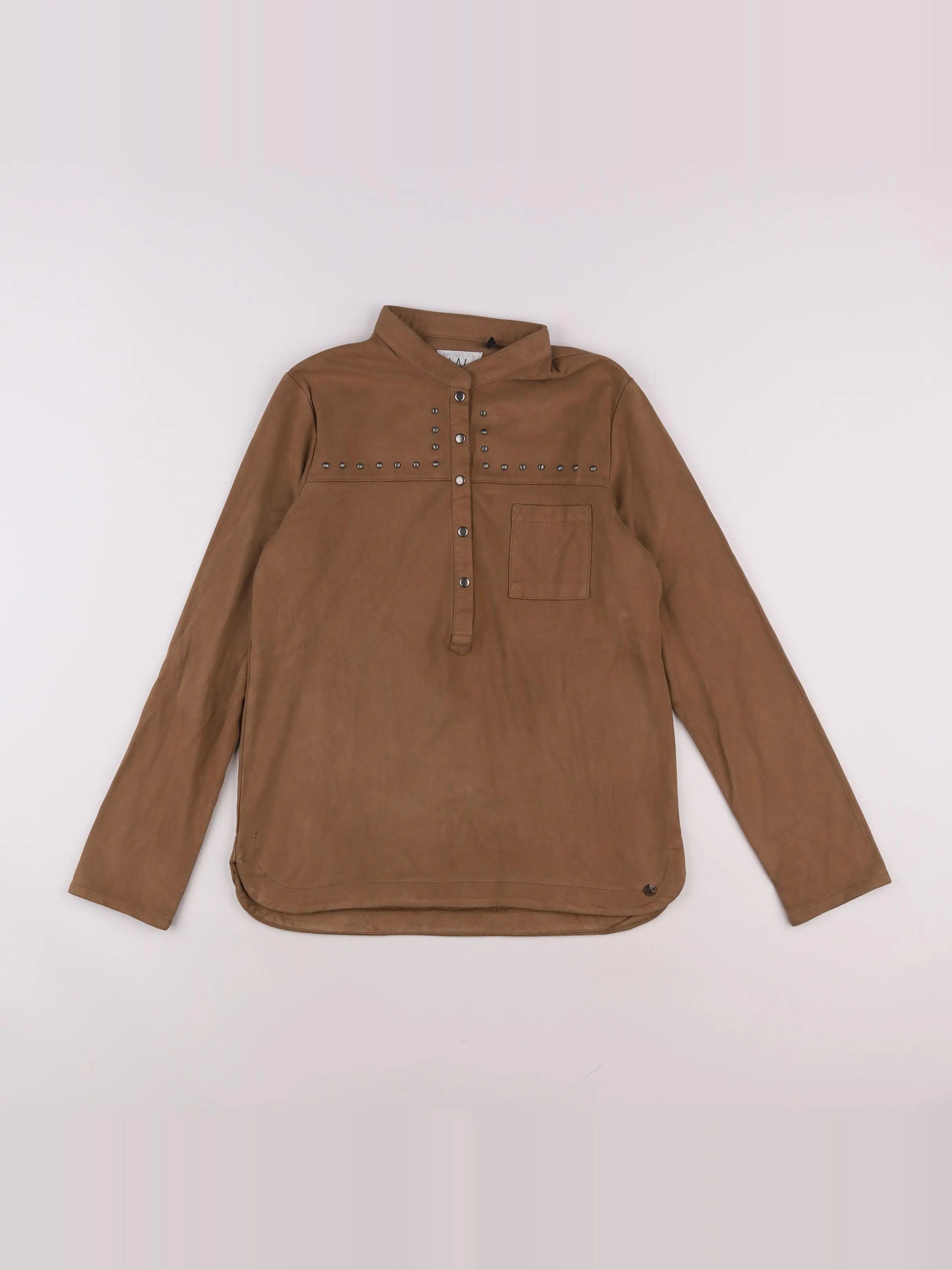 IKKS - blouse marron - 12 ans