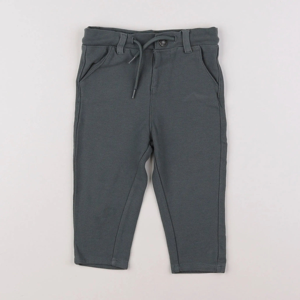 Vertbaudet - pantalon vert - 12 mois