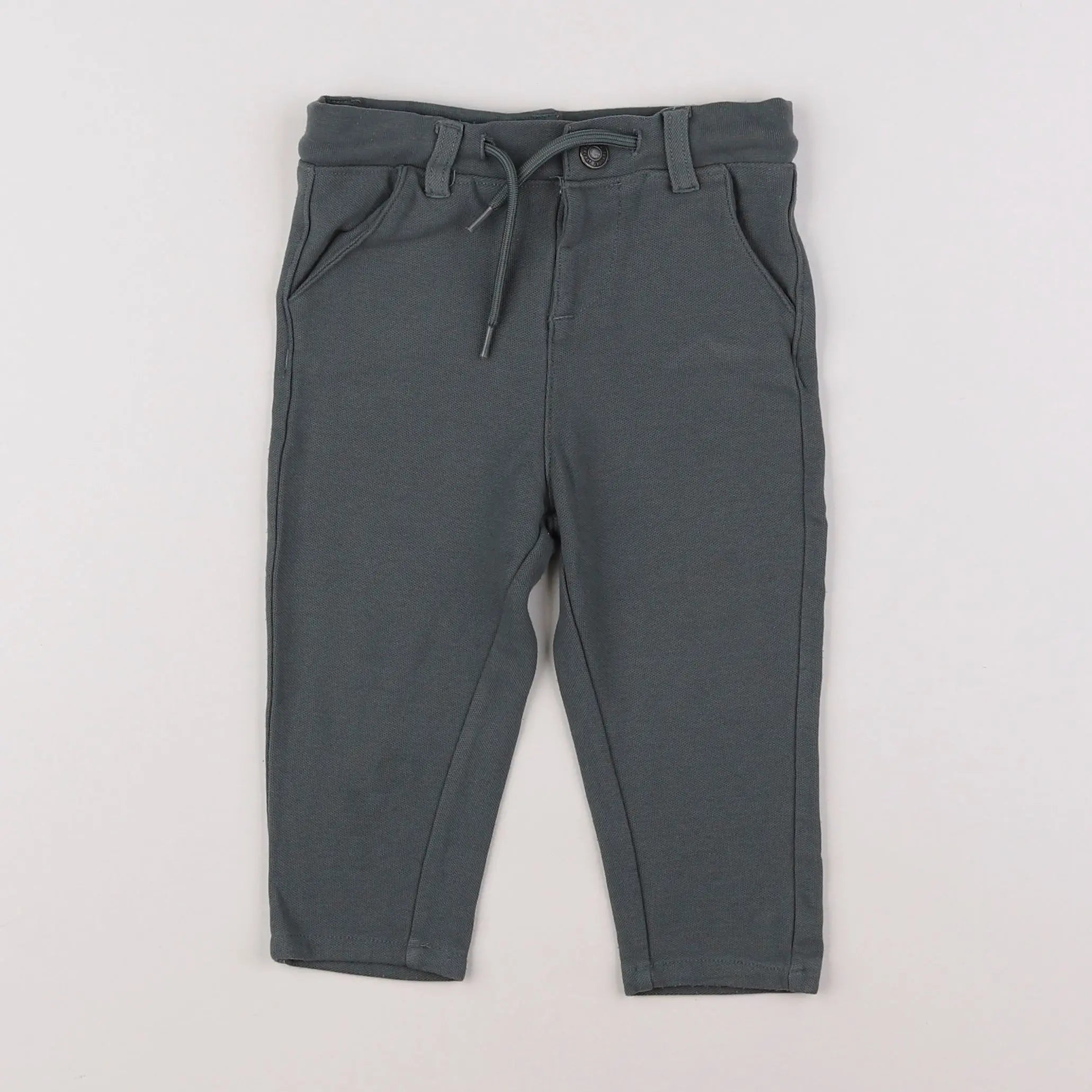 Vertbaudet - pantalon vert - 12 mois