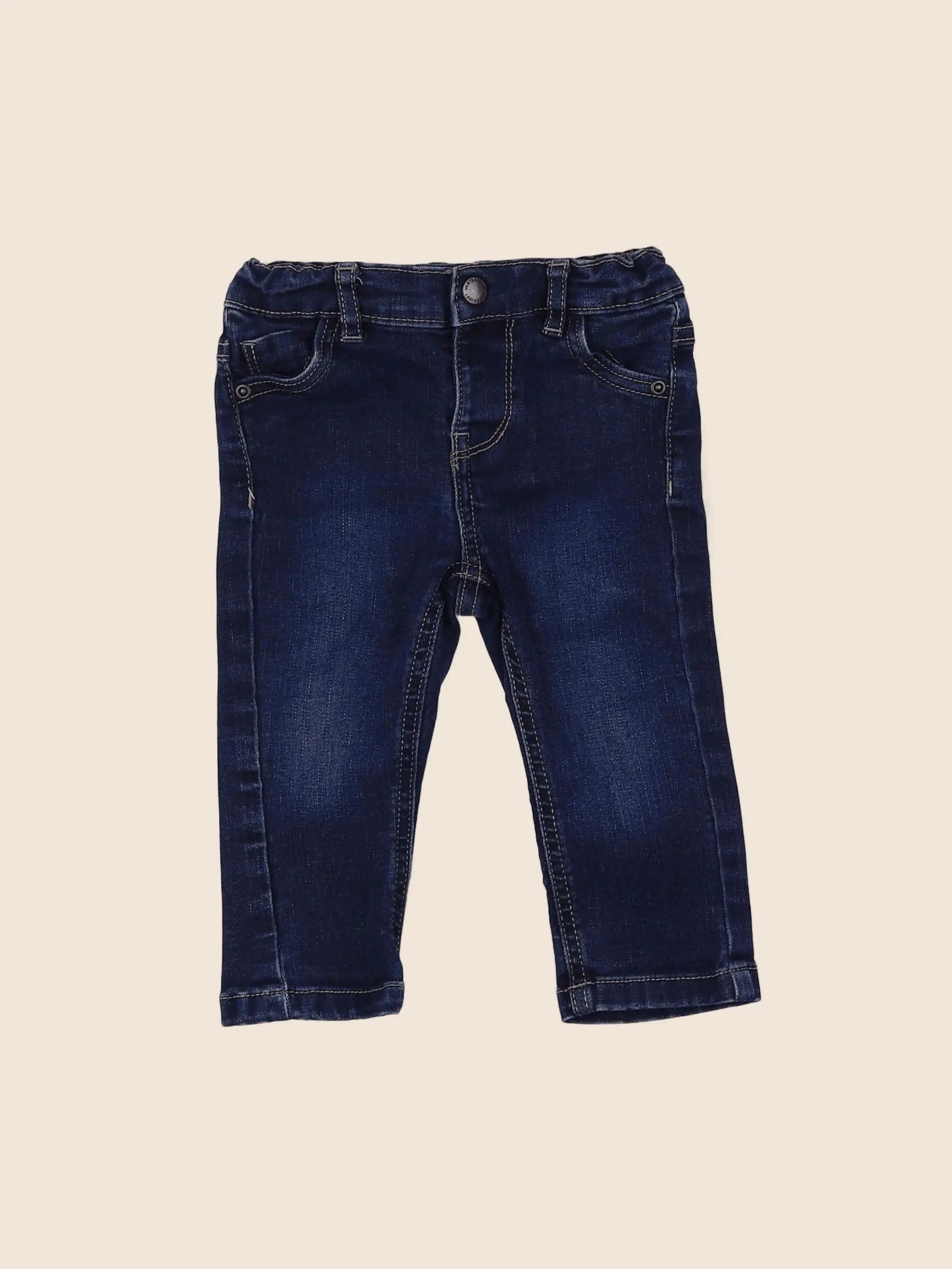 Vertbaudet - jean bleu - 12 mois