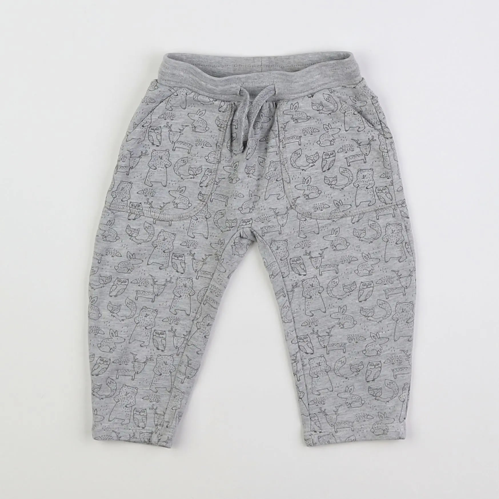 Vertbaudet - pantalon gris - 6 mois