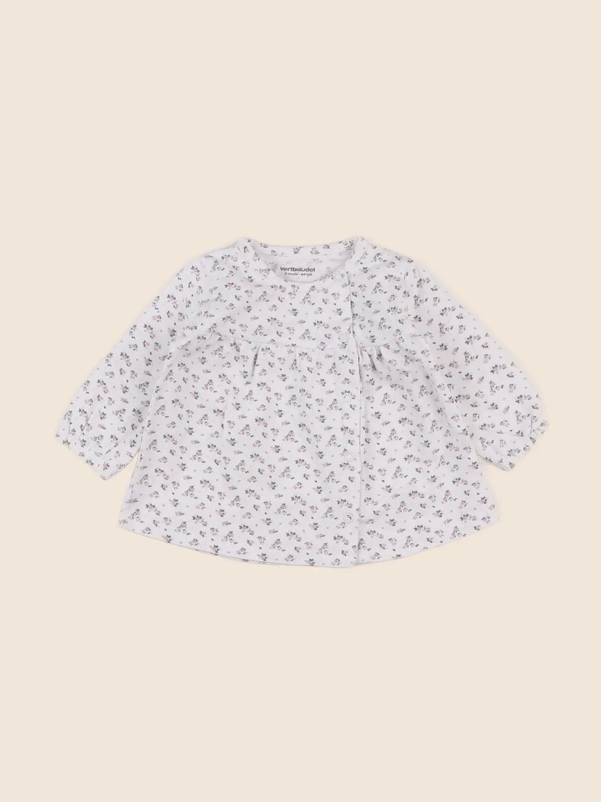 Vertbaudet - tee-shirt multicolore - 3 mois