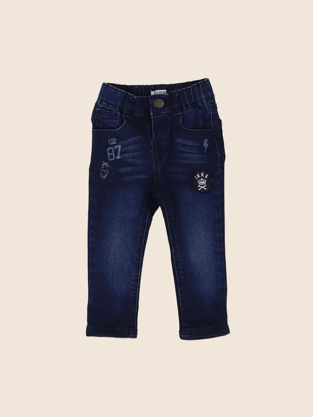 IKKS - jean bleu - 12 mois
