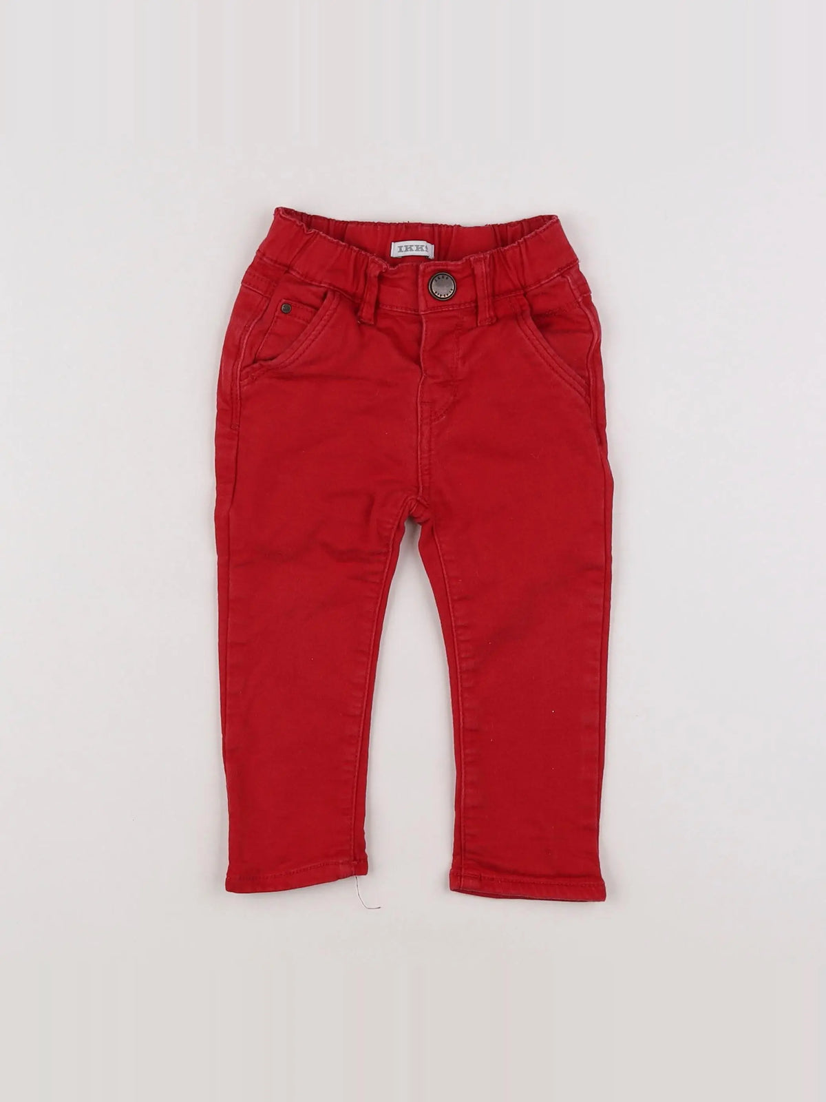 IKKS - pantalon rouge - 18 mois