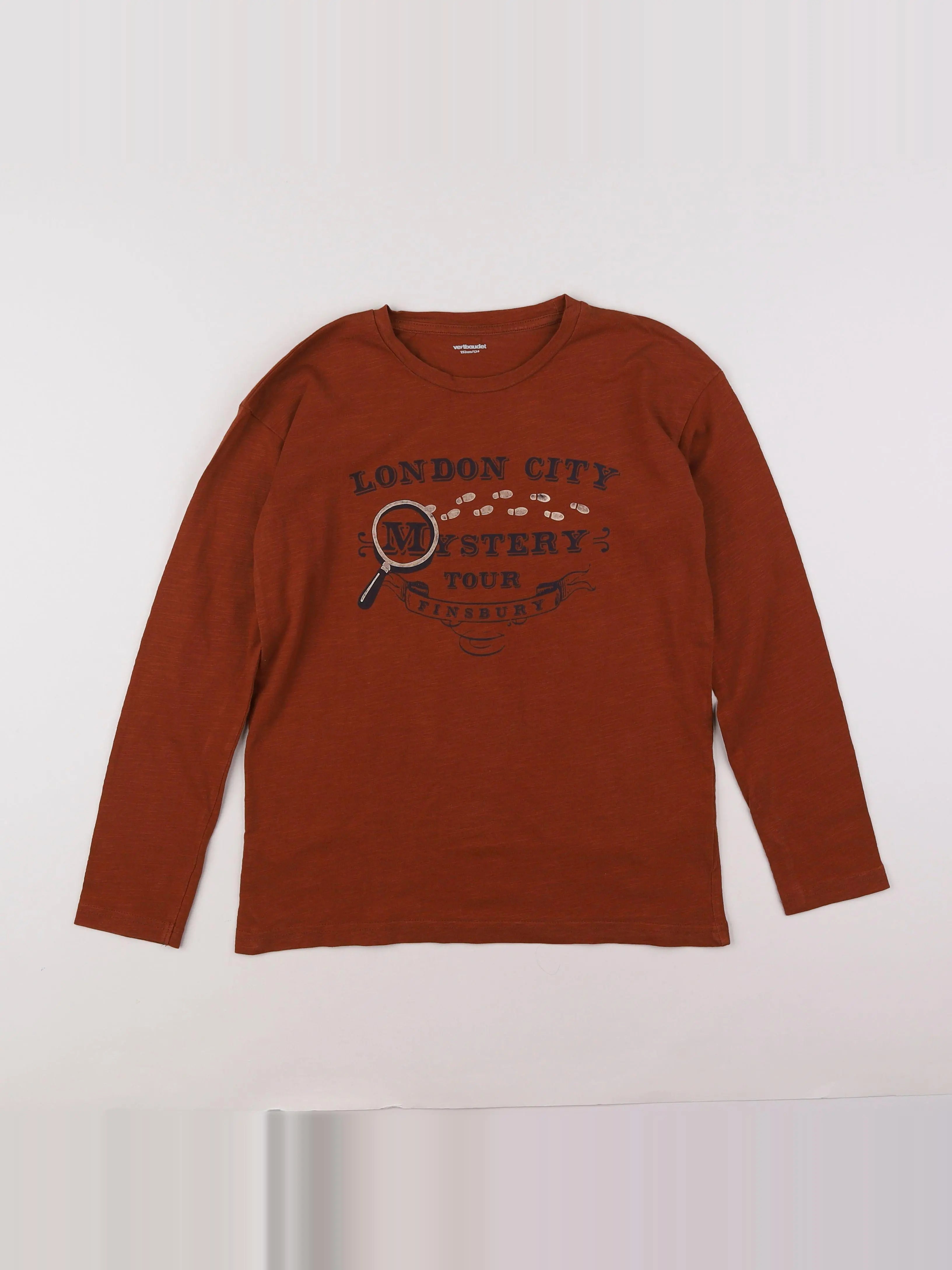 Vertbaudet - tee-shirt orange - 12 ans