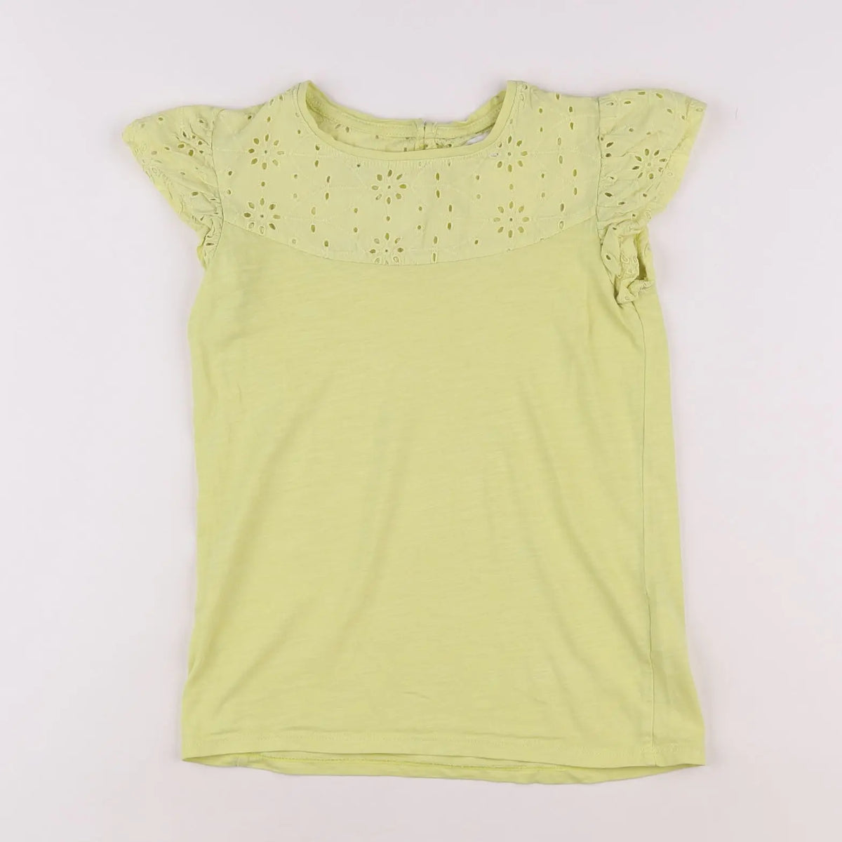 Vertbaudet - tee-shirt jaune - 10 ans