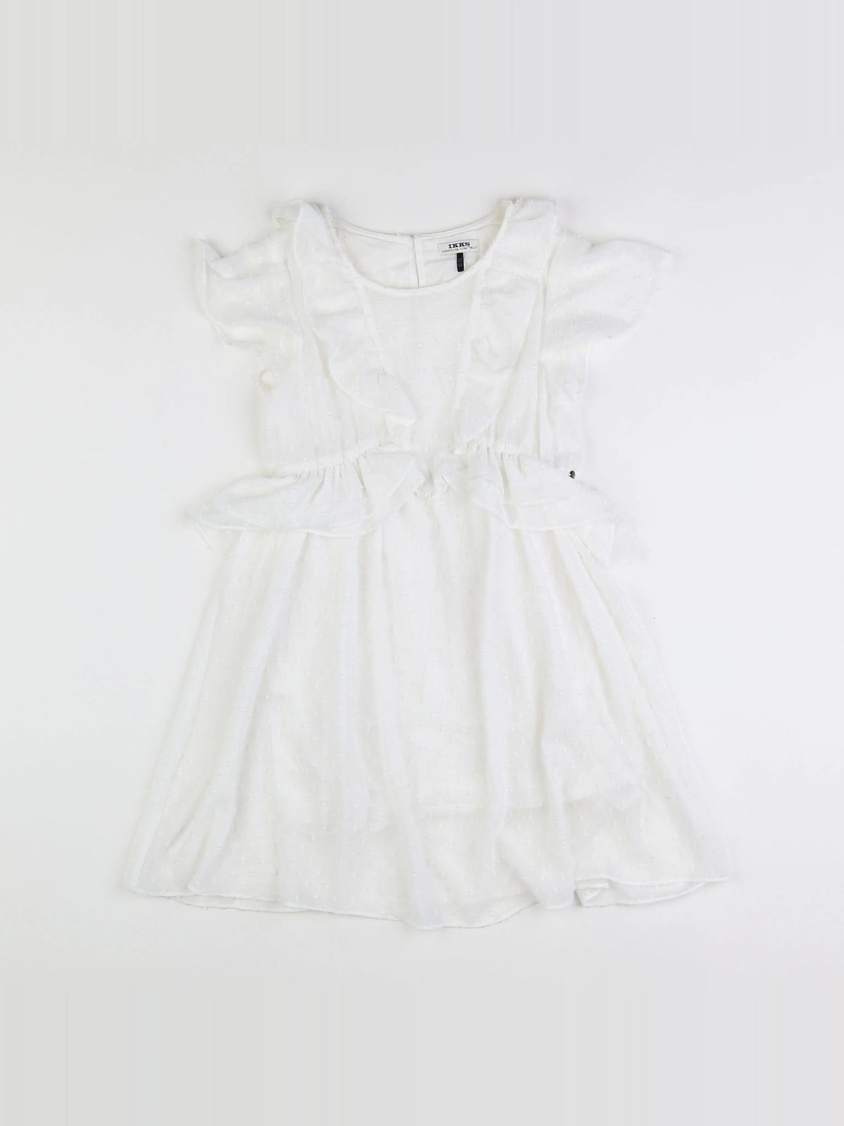 IKKS - robe blanc - 10 ans