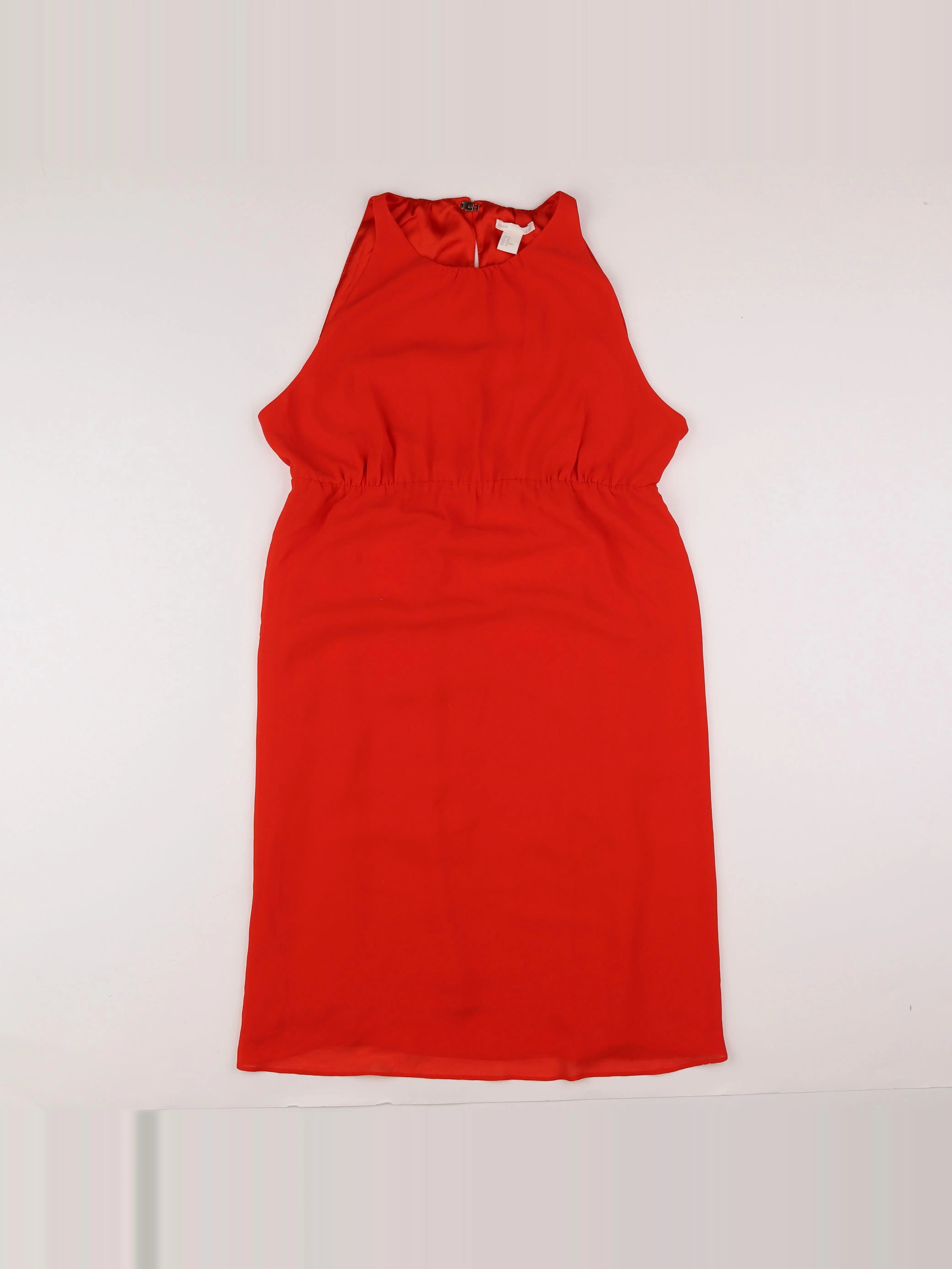 H&M - robe grossesse rouge - M