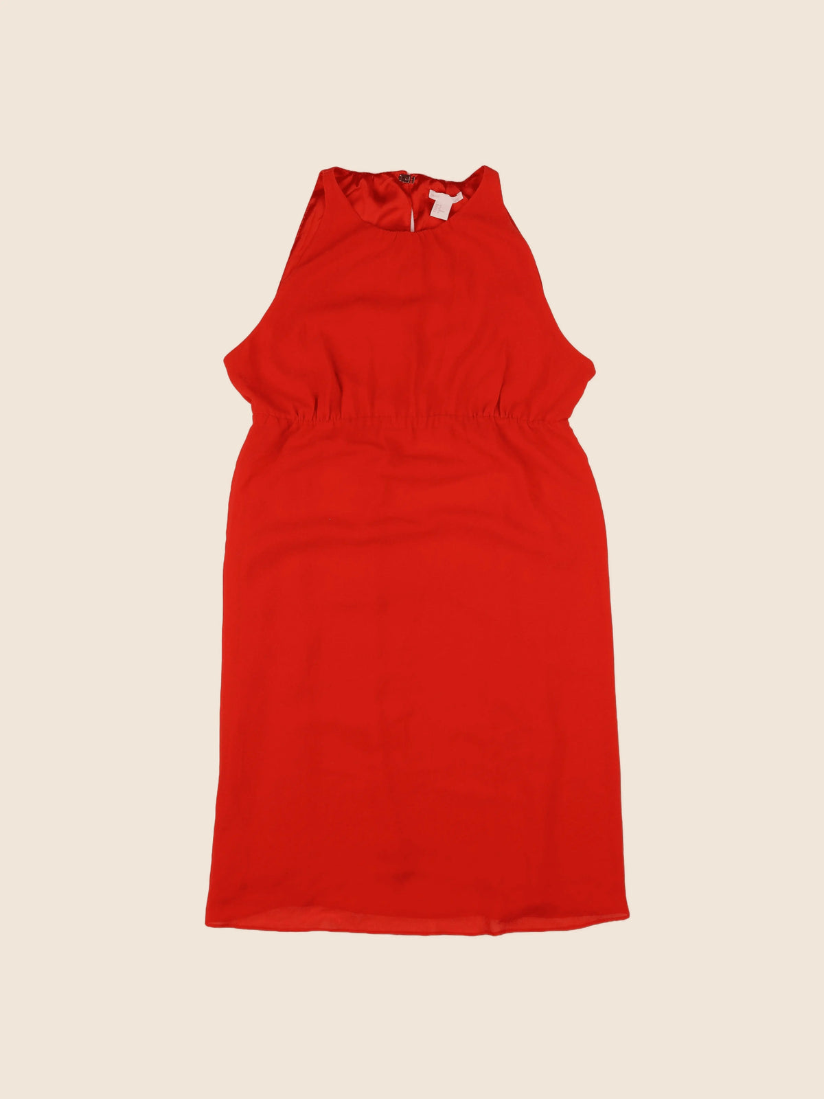 H&M - robe grossesse rouge - M