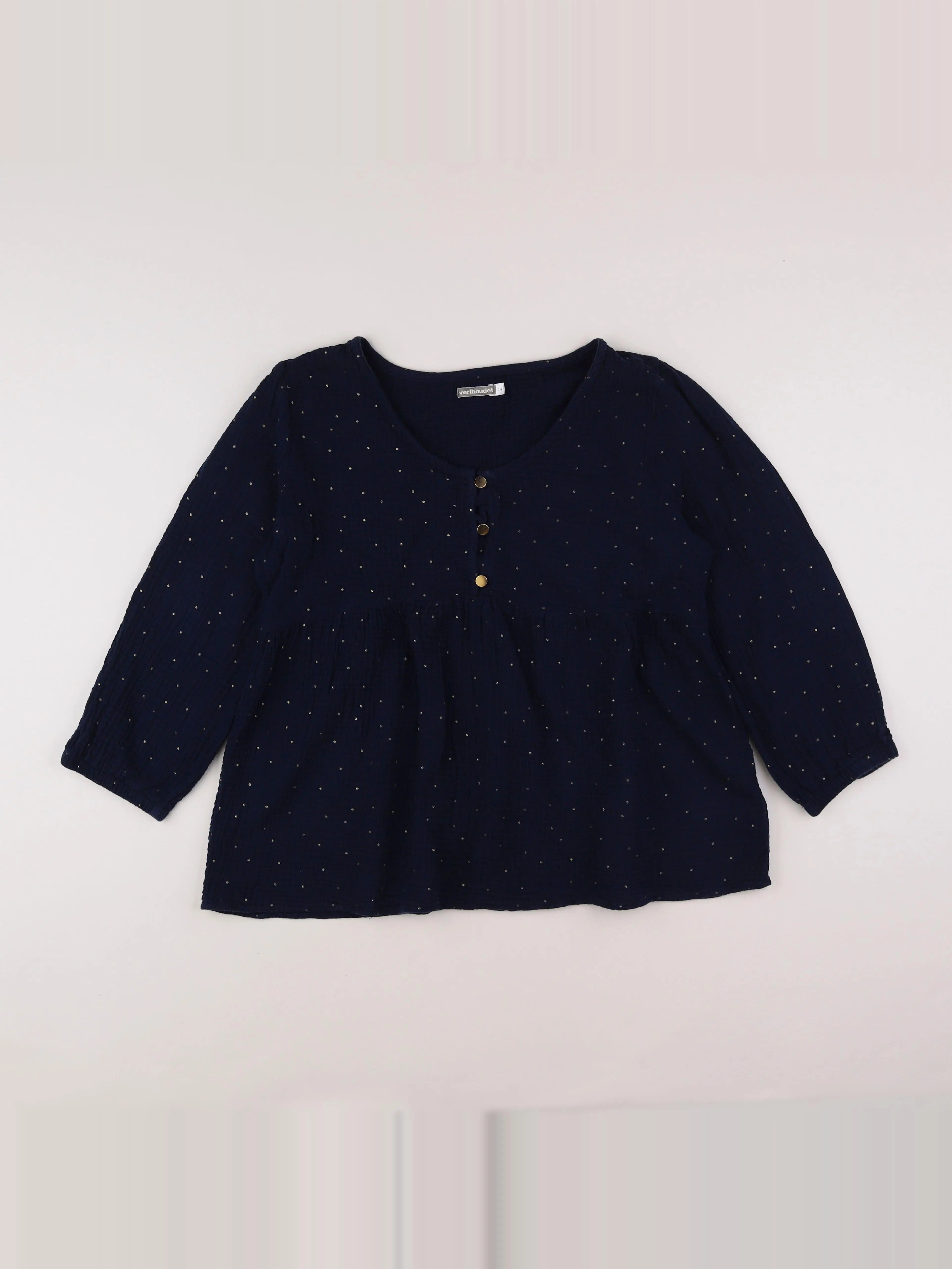 Vertbaudet - blouse grossesse bleu - 44