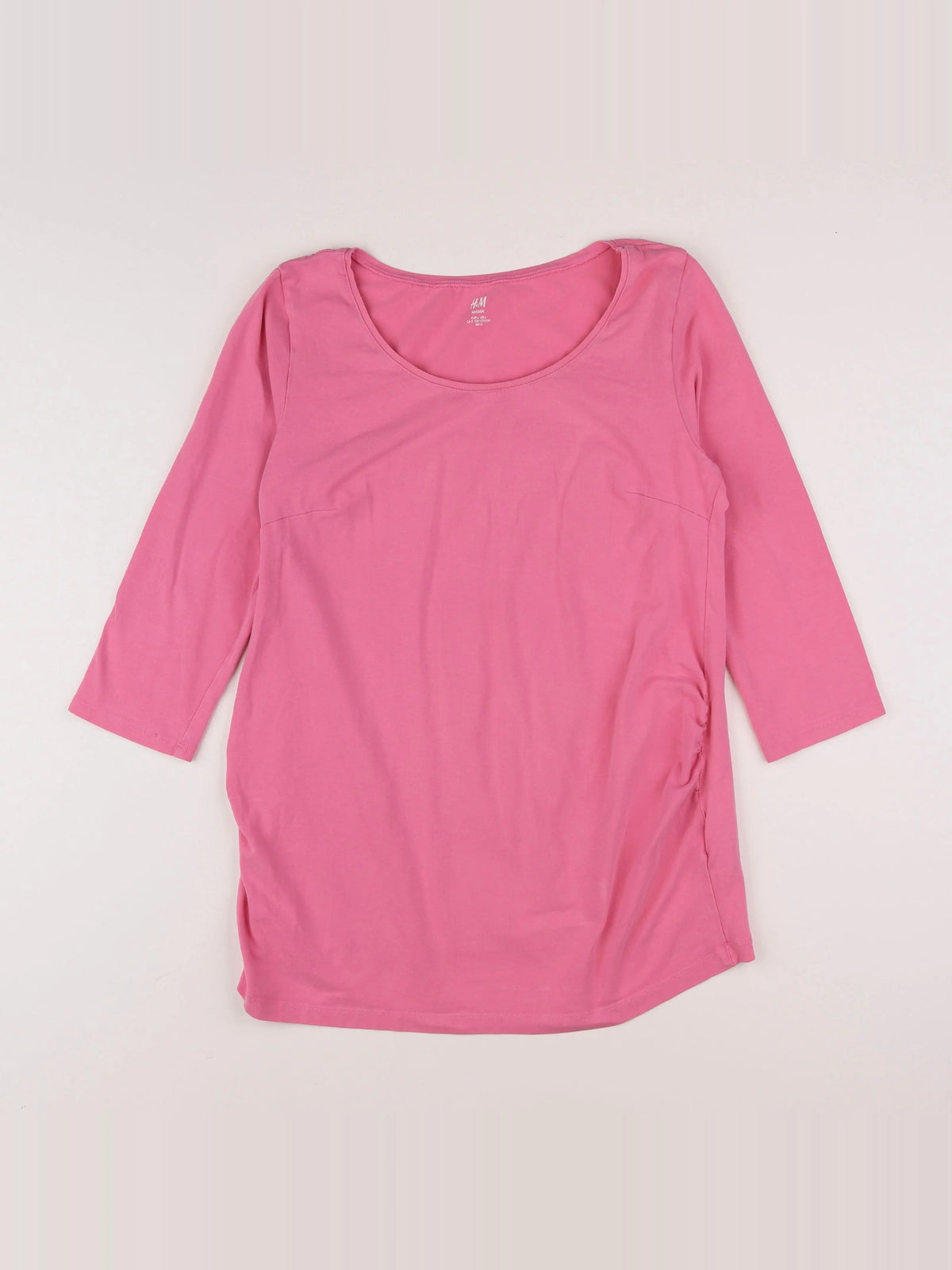 H&M - tee-shirt grossesse rose - 44 à 46