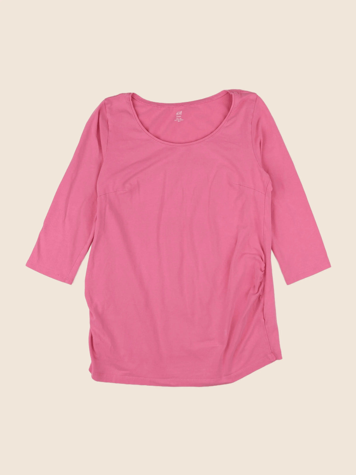 H&M - tee-shirt grossesse rose - 44 à 46