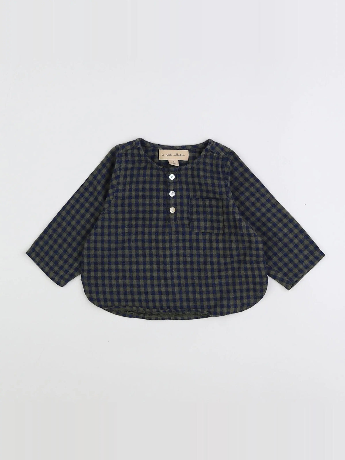 La Petite Collection - chemise vert - 6 mois