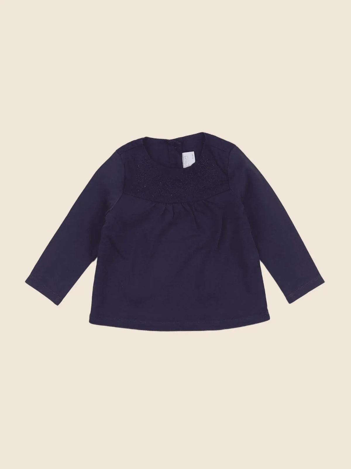 Natalys - blouse bleu - 9 mois