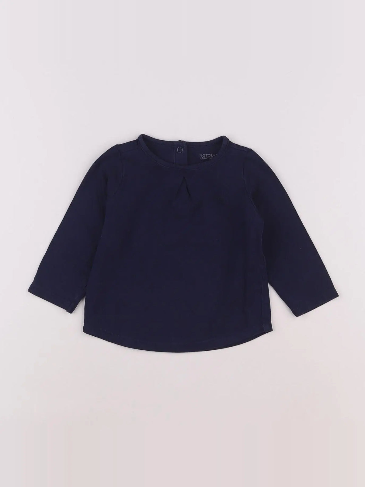 Natalys - tee-shirt bleu - 9 mois