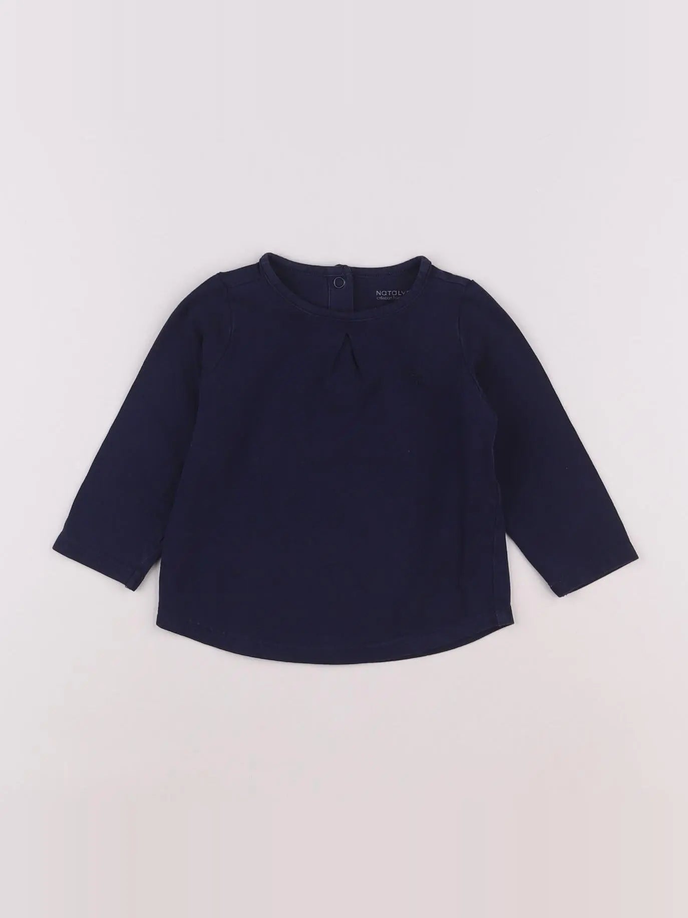 Natalys - tee-shirt bleu - 9 mois