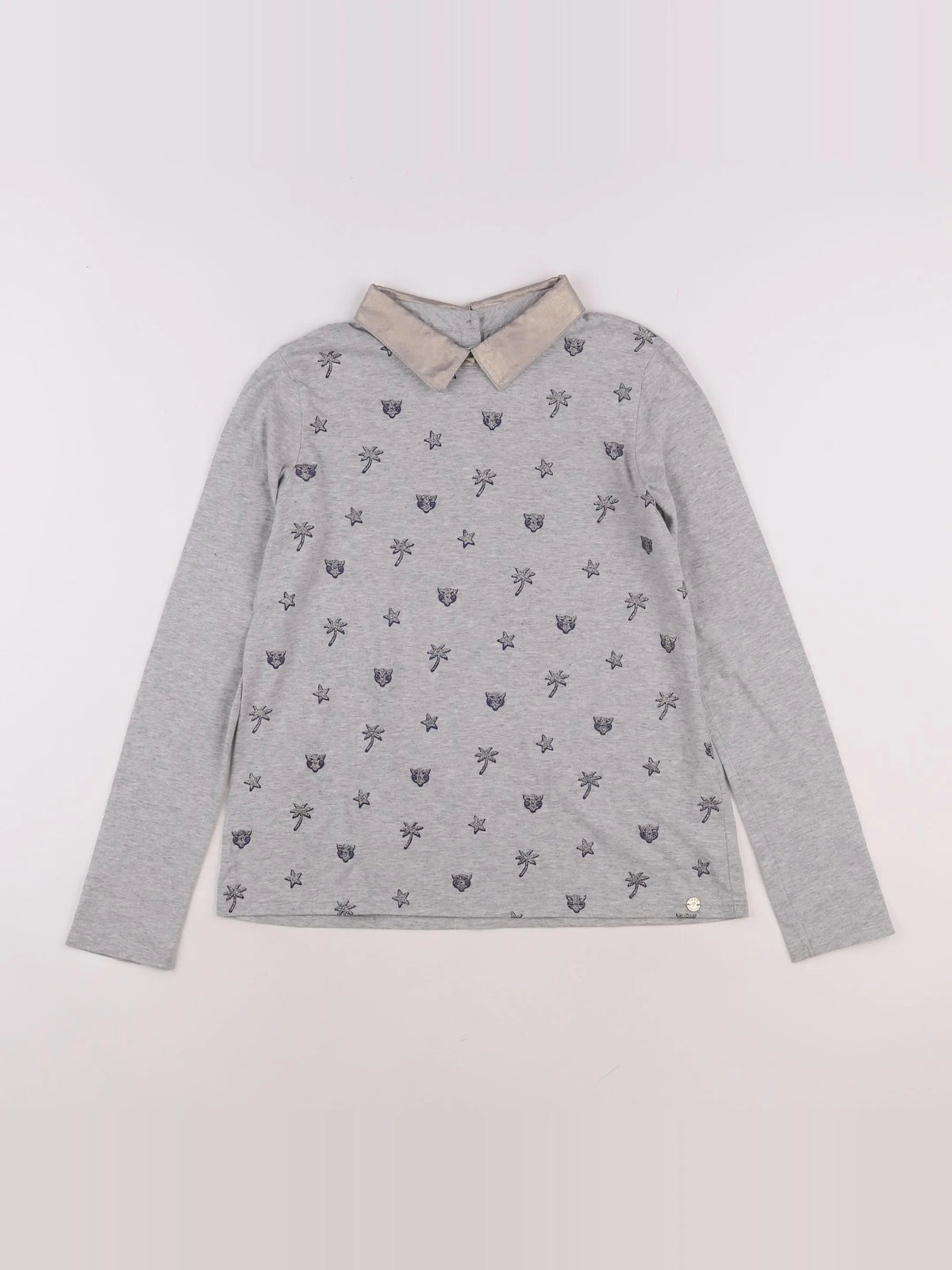 IKKS - tee-shirt gris - 12 ans