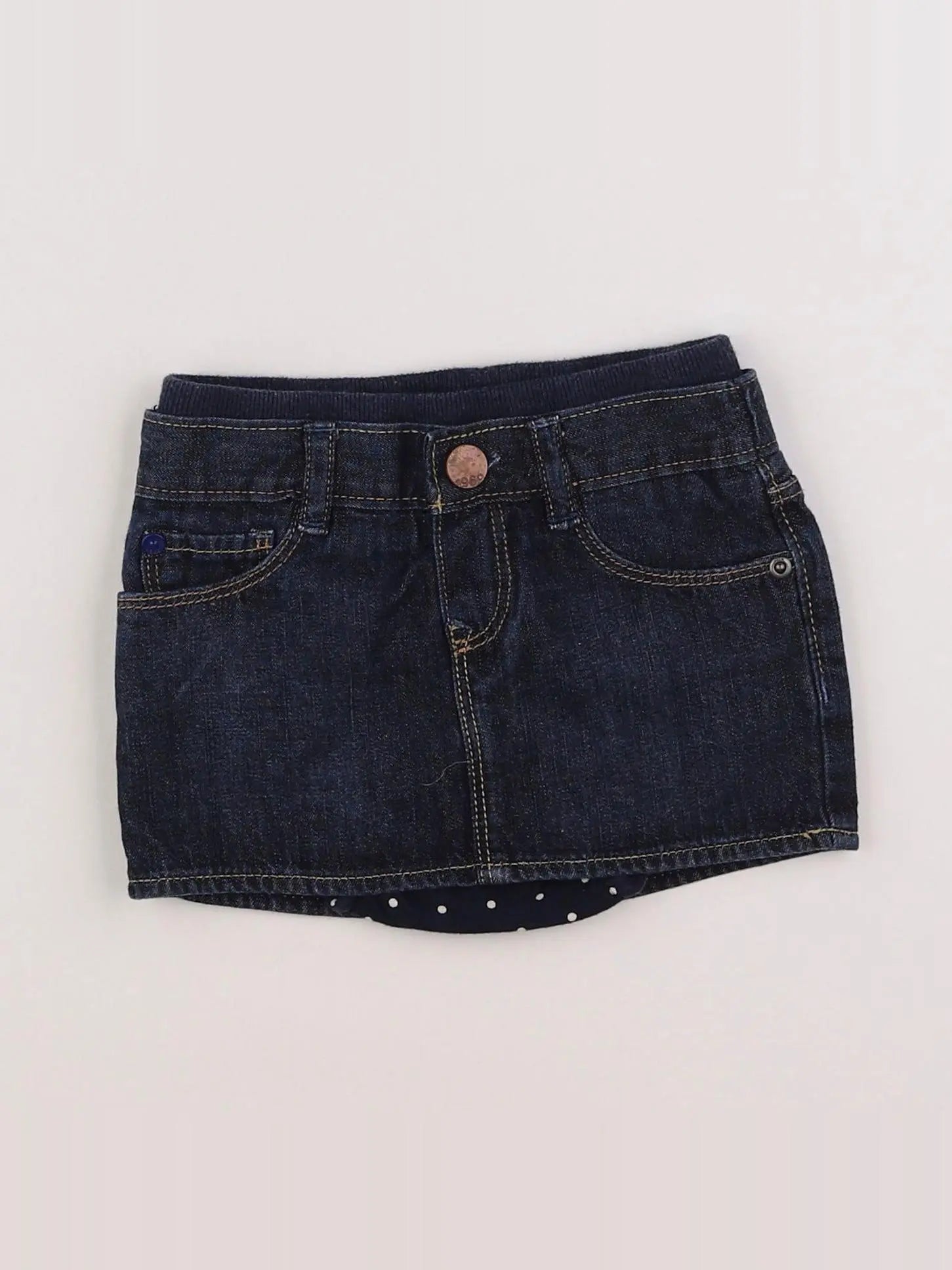 GAP - jupe bleu - 12/18 mois