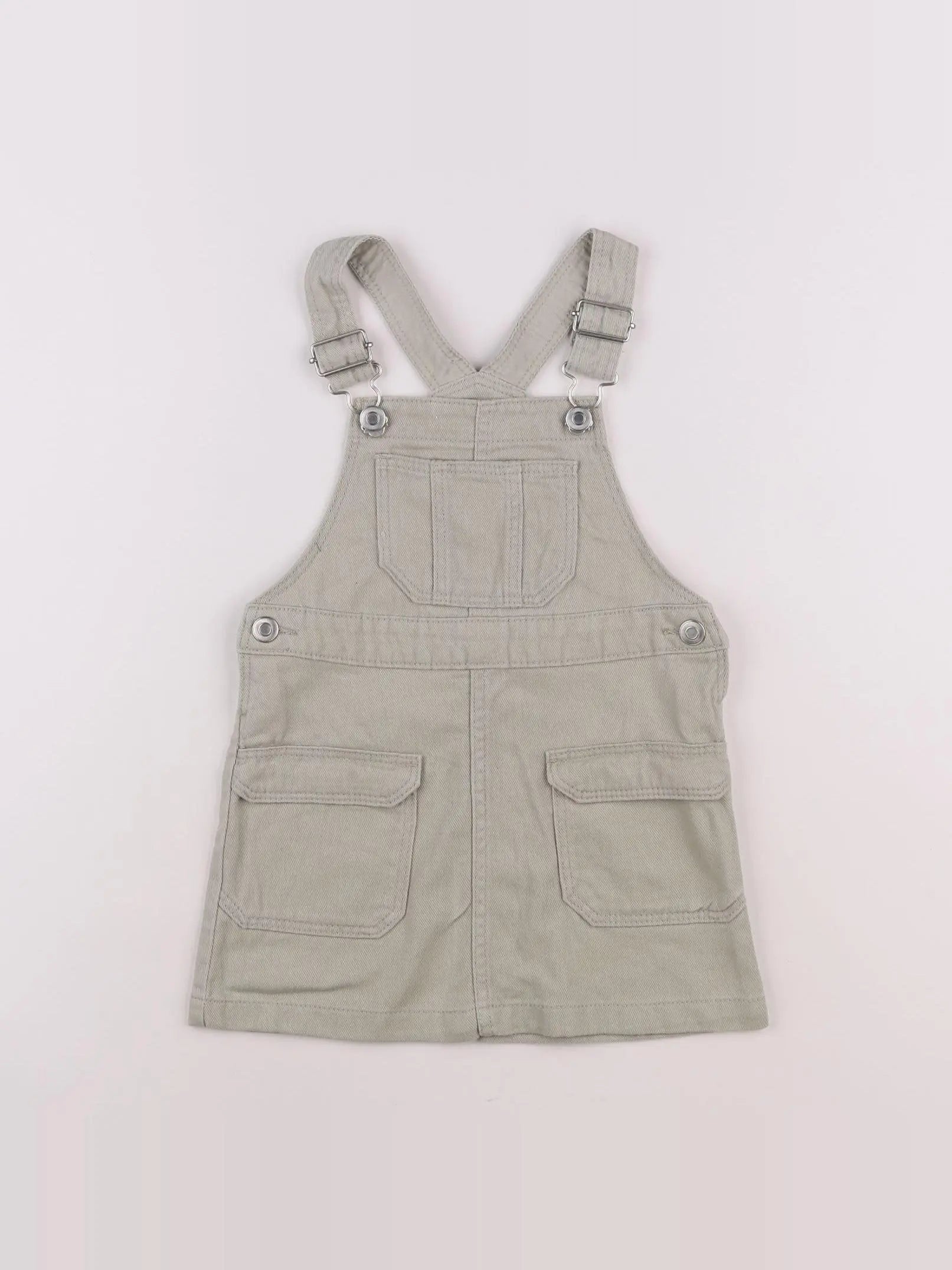 H&M - robe vert - 2/3 ans