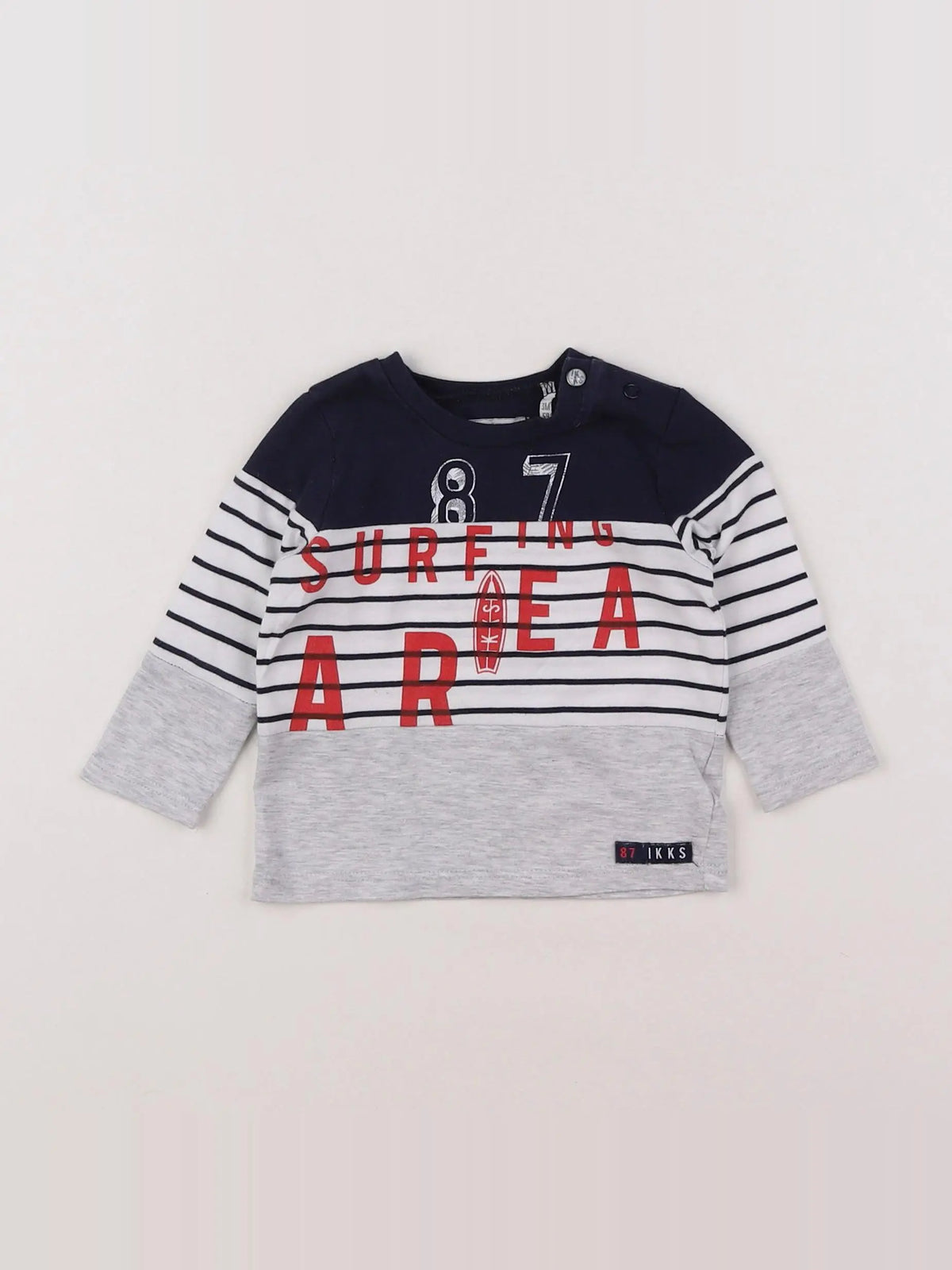 IKKS - tee-shirt blanc - 3 mois