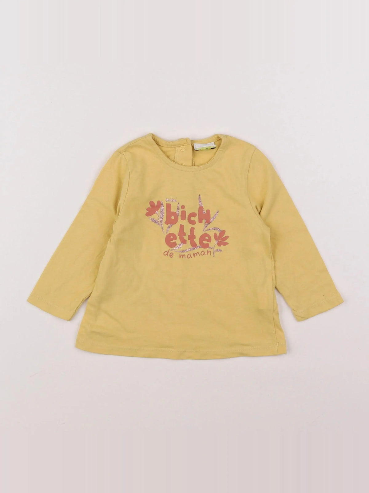 Tape à l'oeil - tee-shirt jaune - 12 mois