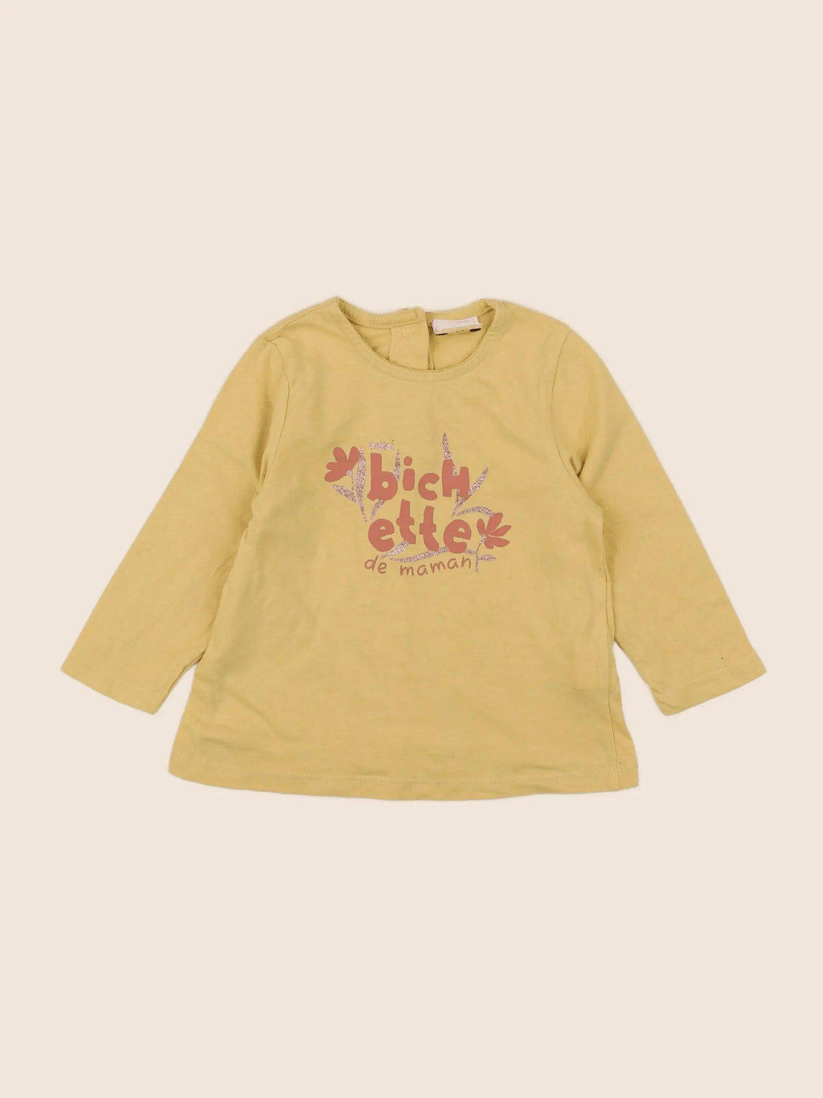 Tape à l'oeil - tee-shirt jaune - 12 mois