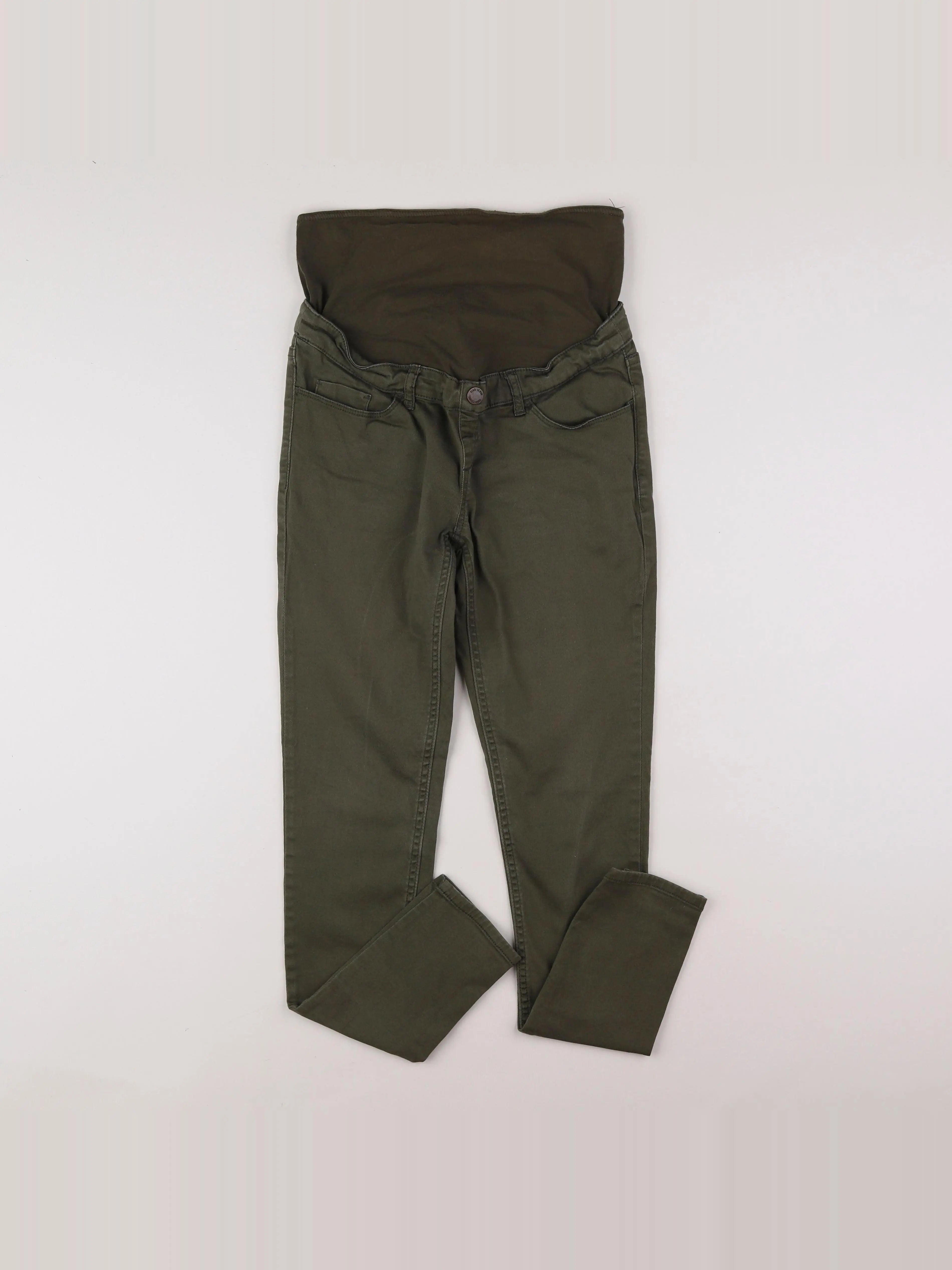 Kiabi - pantalon grossesse vert - 36