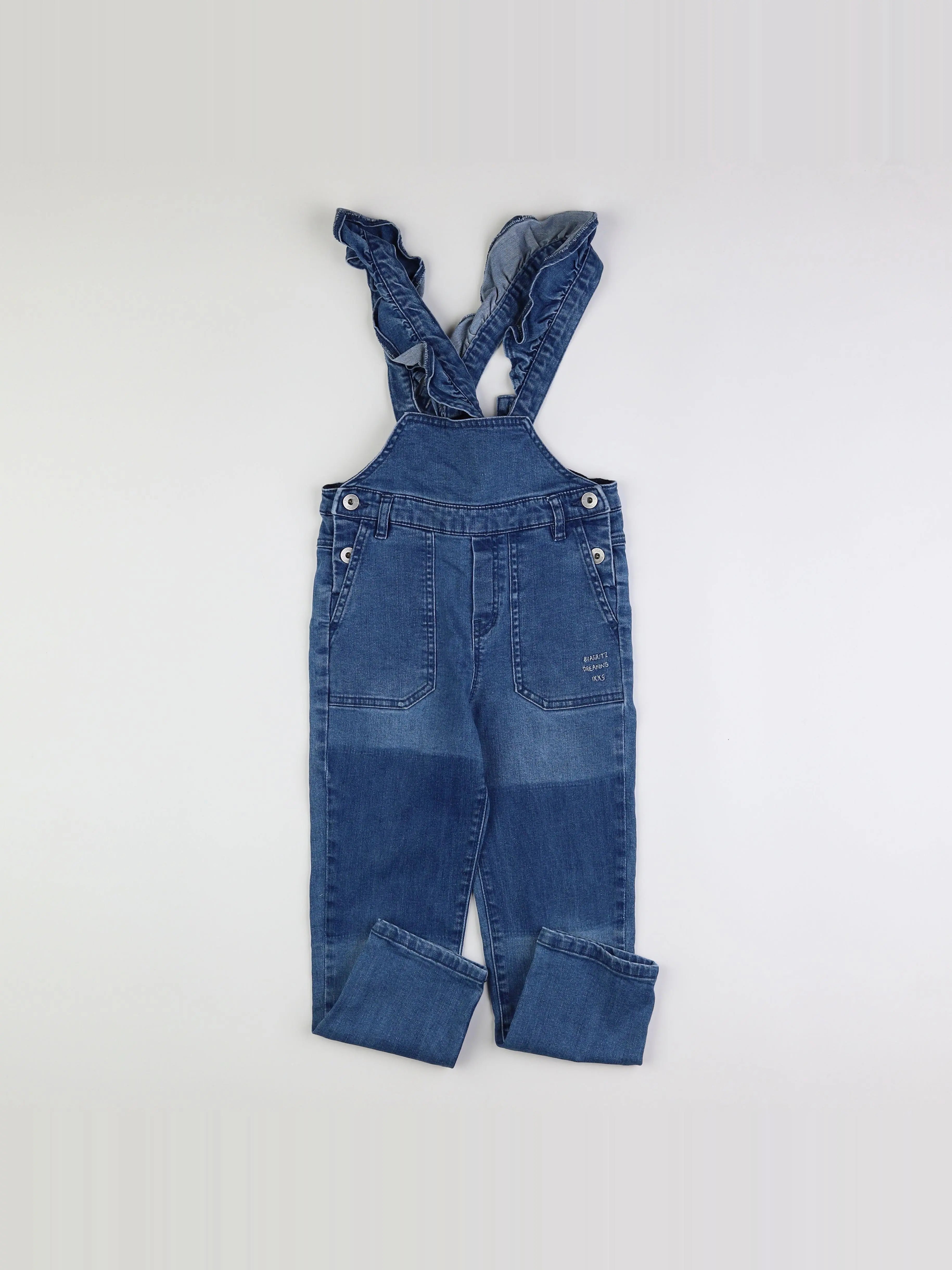 IKKS - salopette bleu - 8 ans
