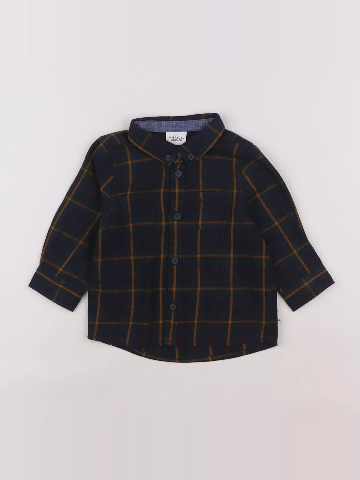 Tape à l'oeil - chemise multicolore - 12 mois