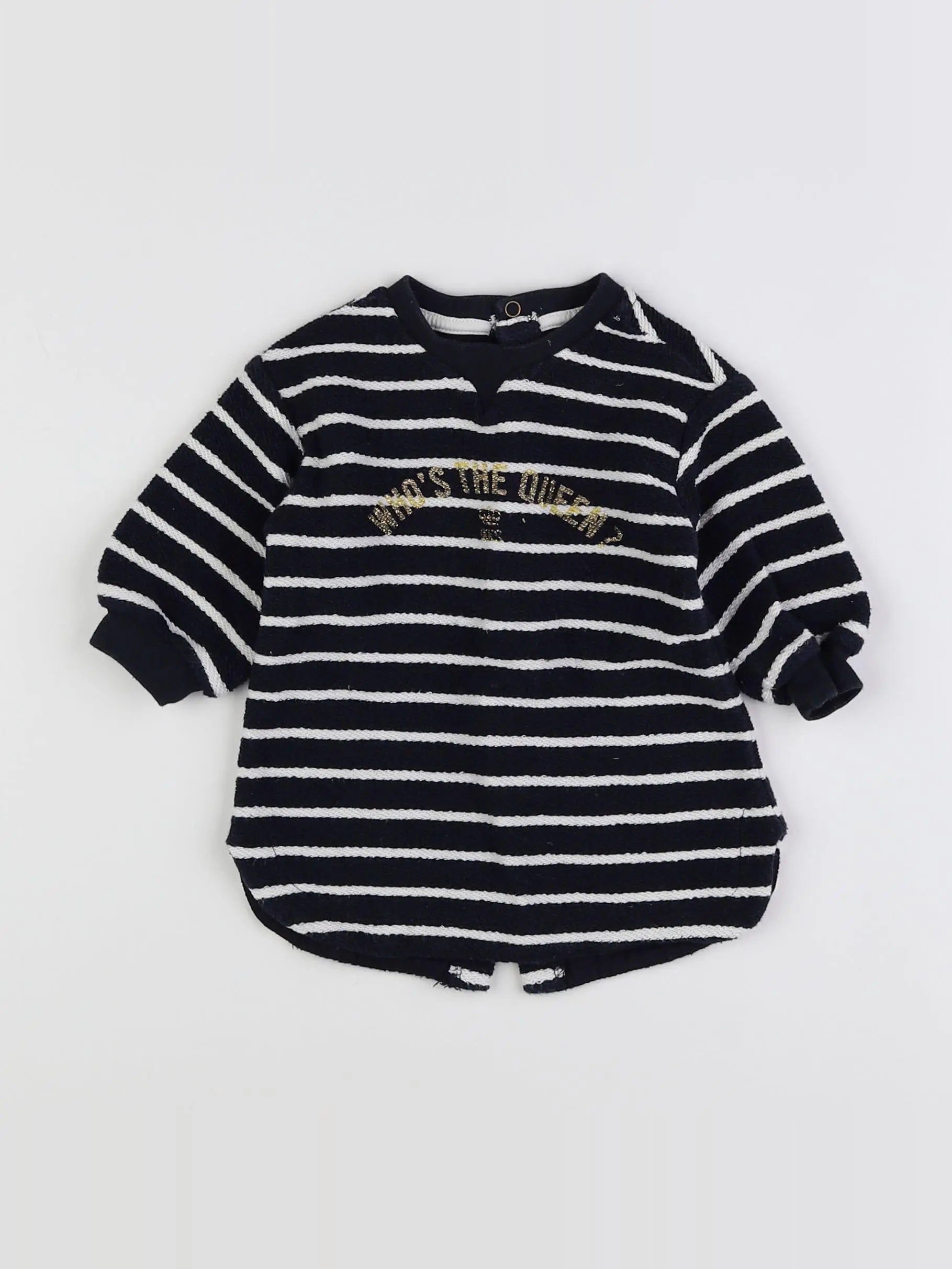 IKKS - robe bleu, blanc - 6 mois