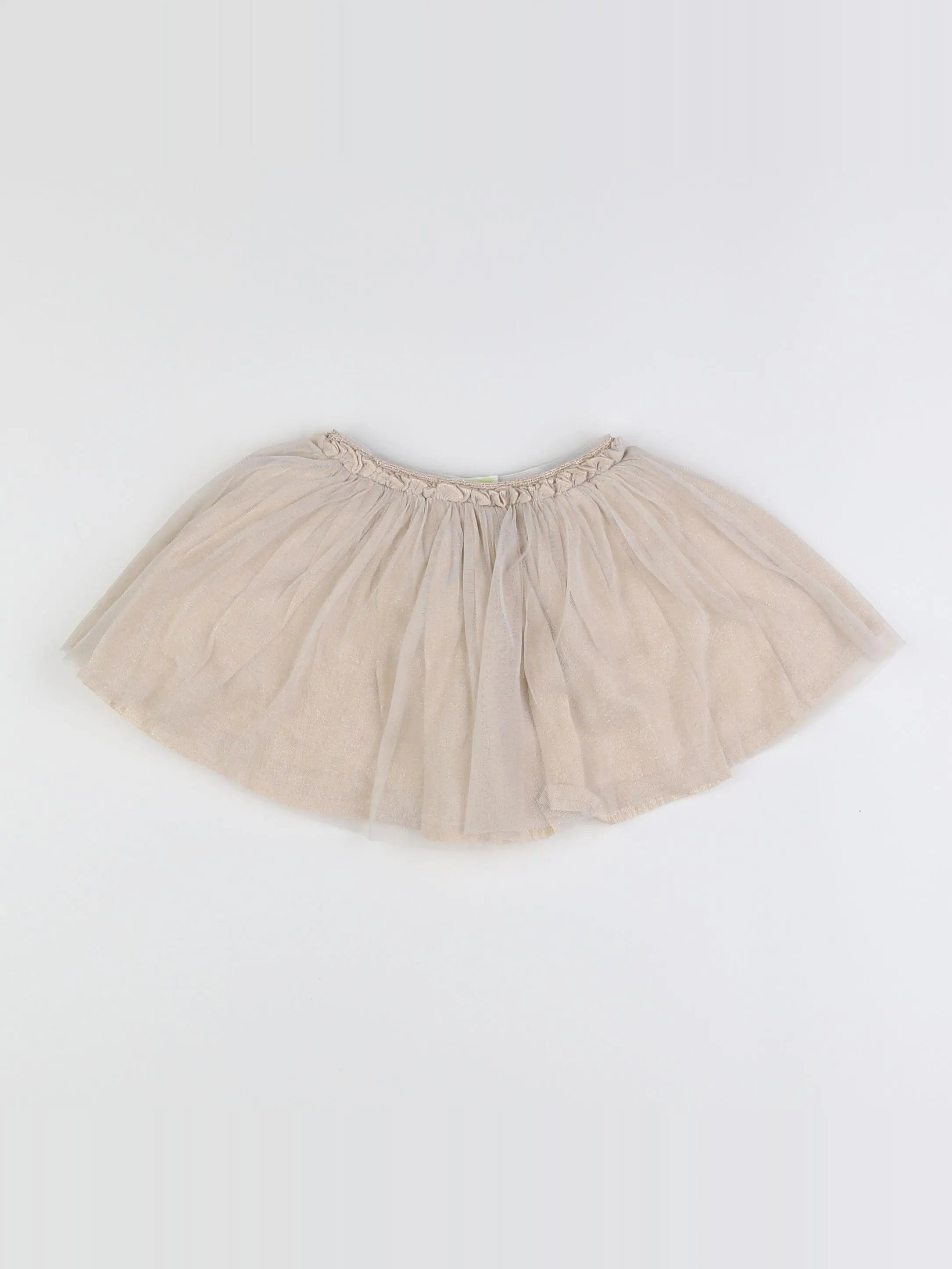 Tape à l'oeil - jupe beige, or - 6 mois