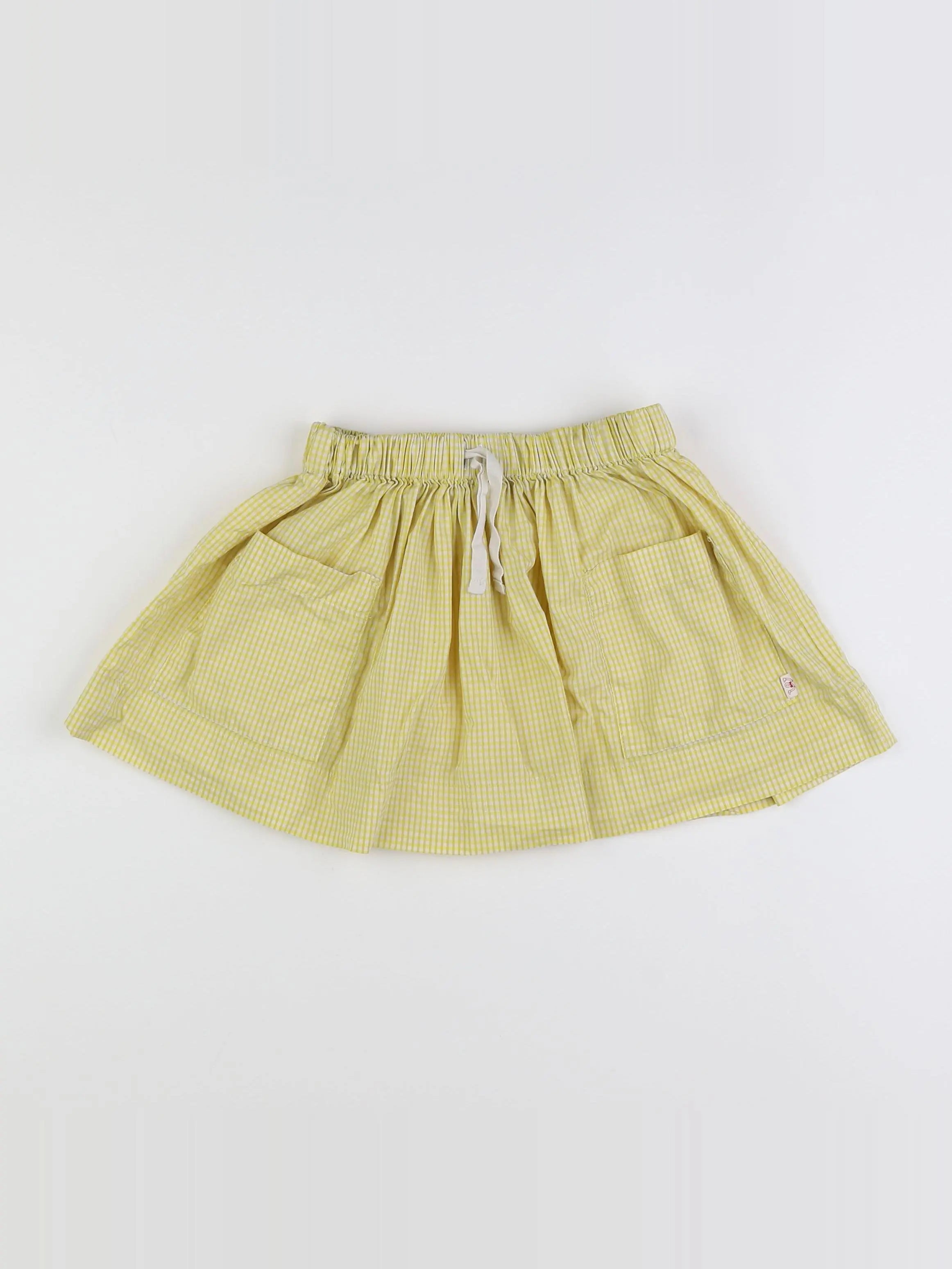 Les Marsiens - jupe jaune, blanc - 6 ans