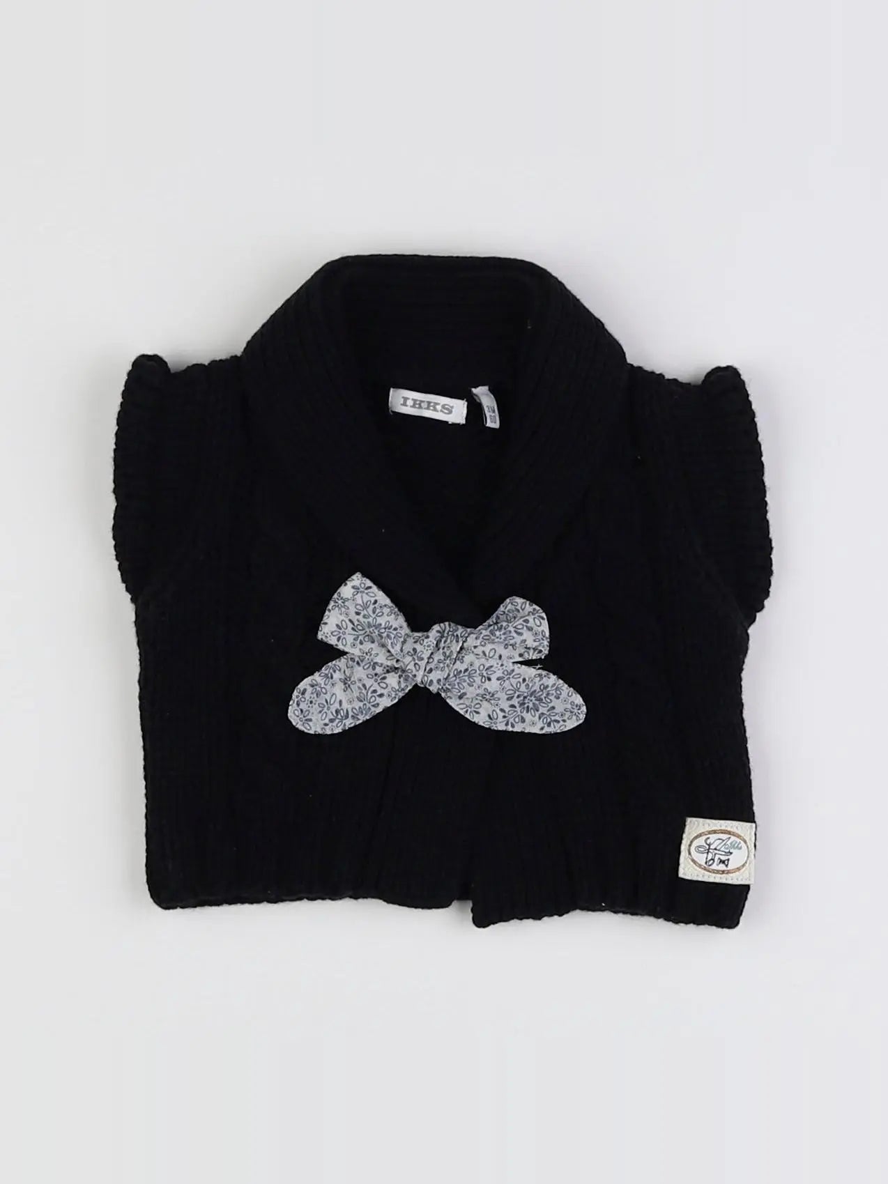 IKKS - gilet noir - 3 mois