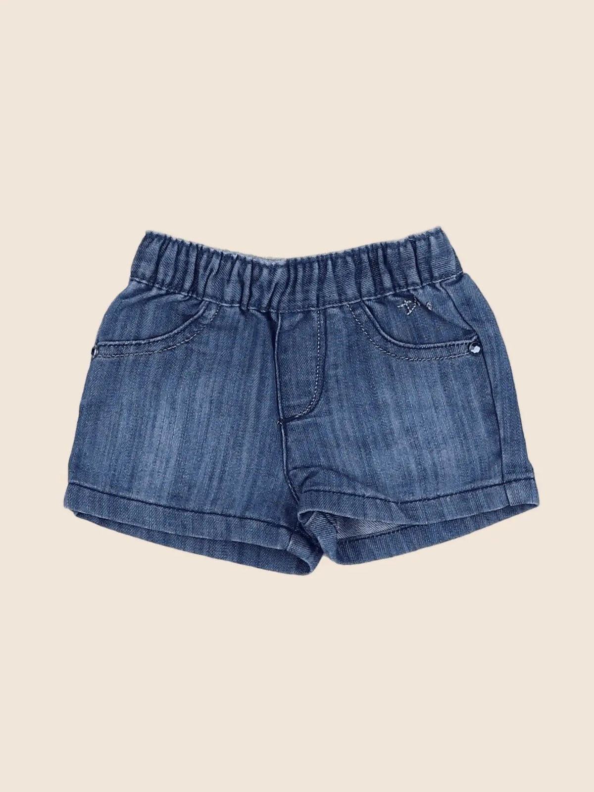 IKKS - short bleu - 3 mois
