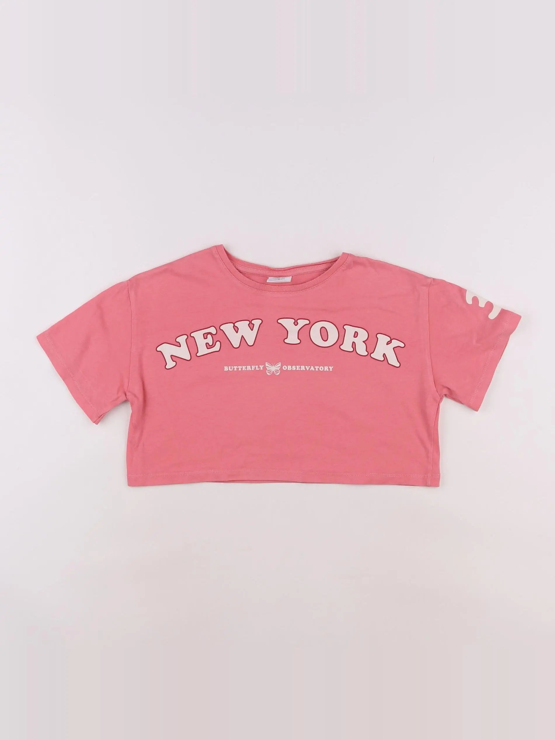 Zara - tee-shirt rose - 7 ans