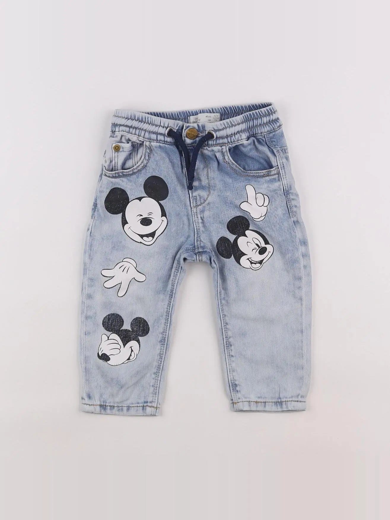 Zara - jean bleu - 6/9 mois