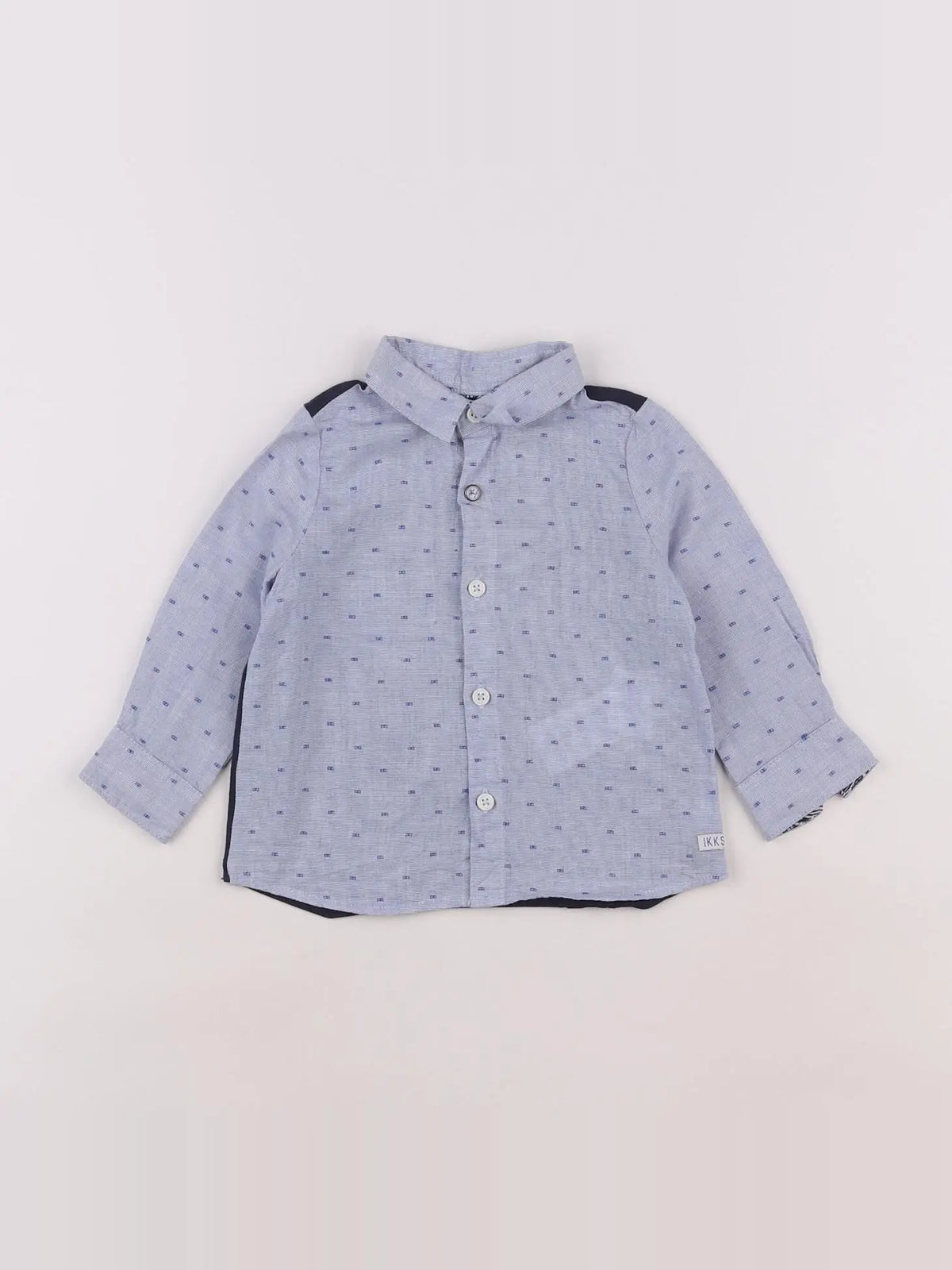 IKKS - chemise bleu - 12 mois