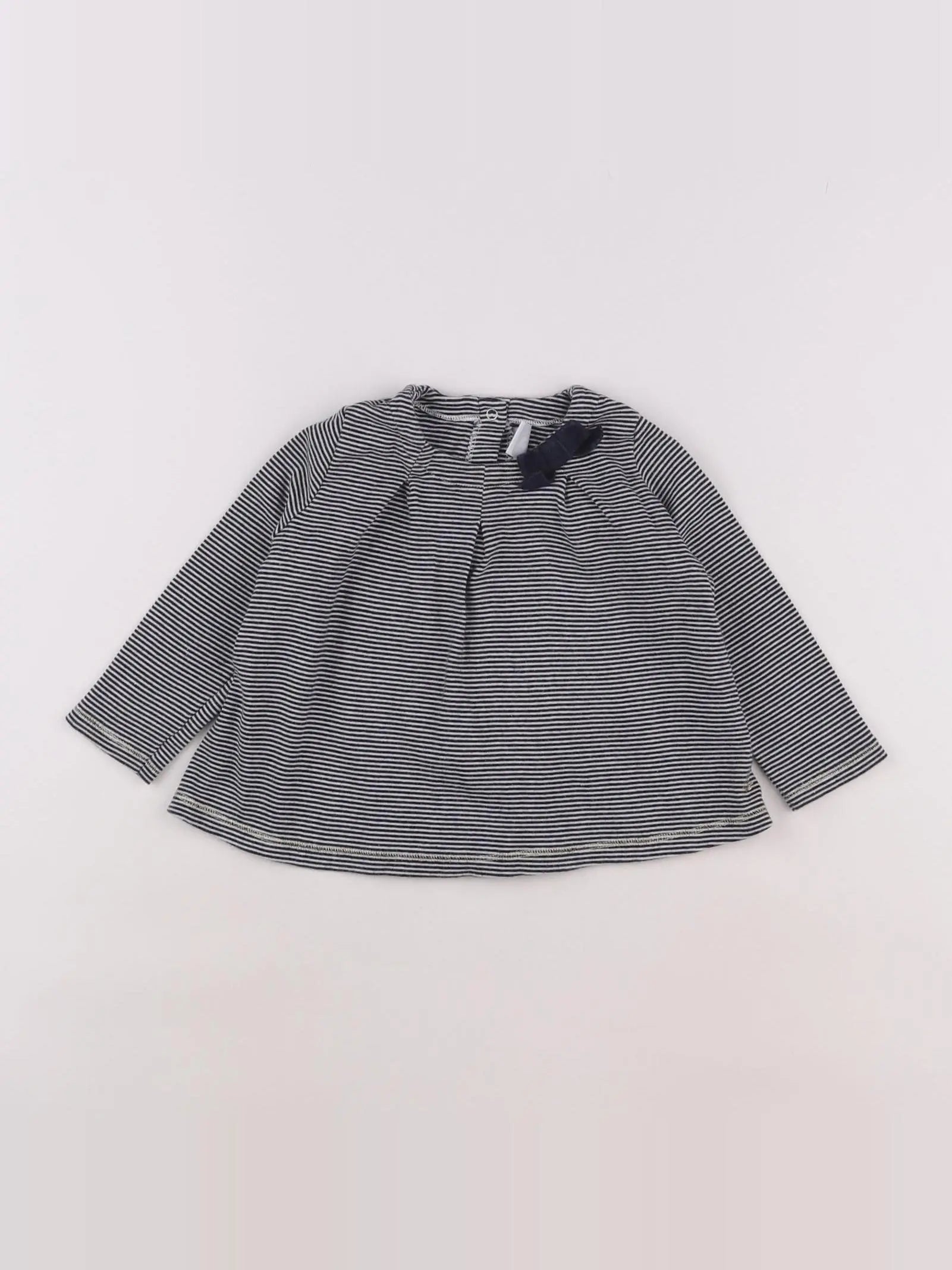 Petit Bateau - tee-shirt bleu - 18 mois