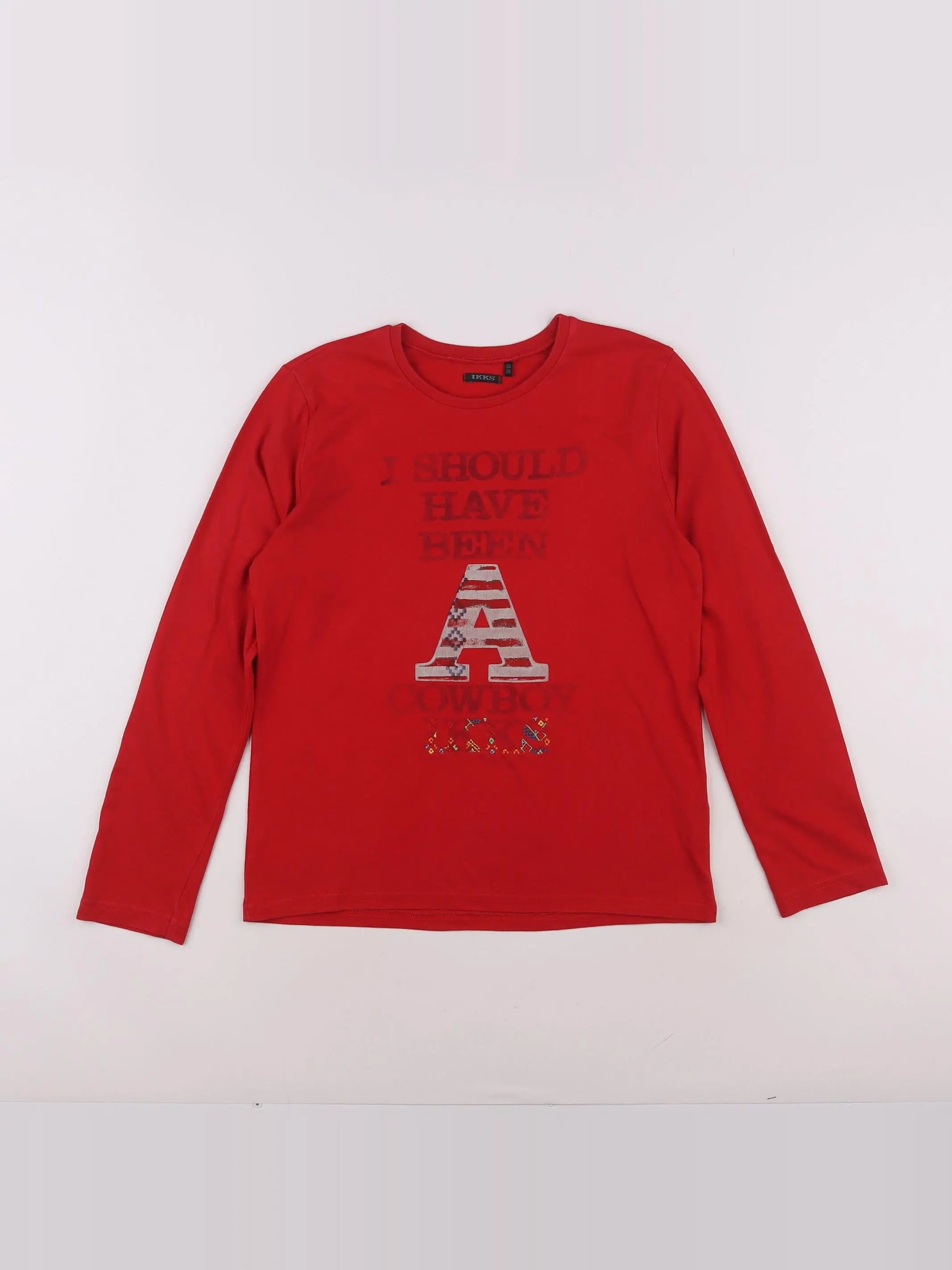 IKKS - tee-shirt rouge - 10 ans