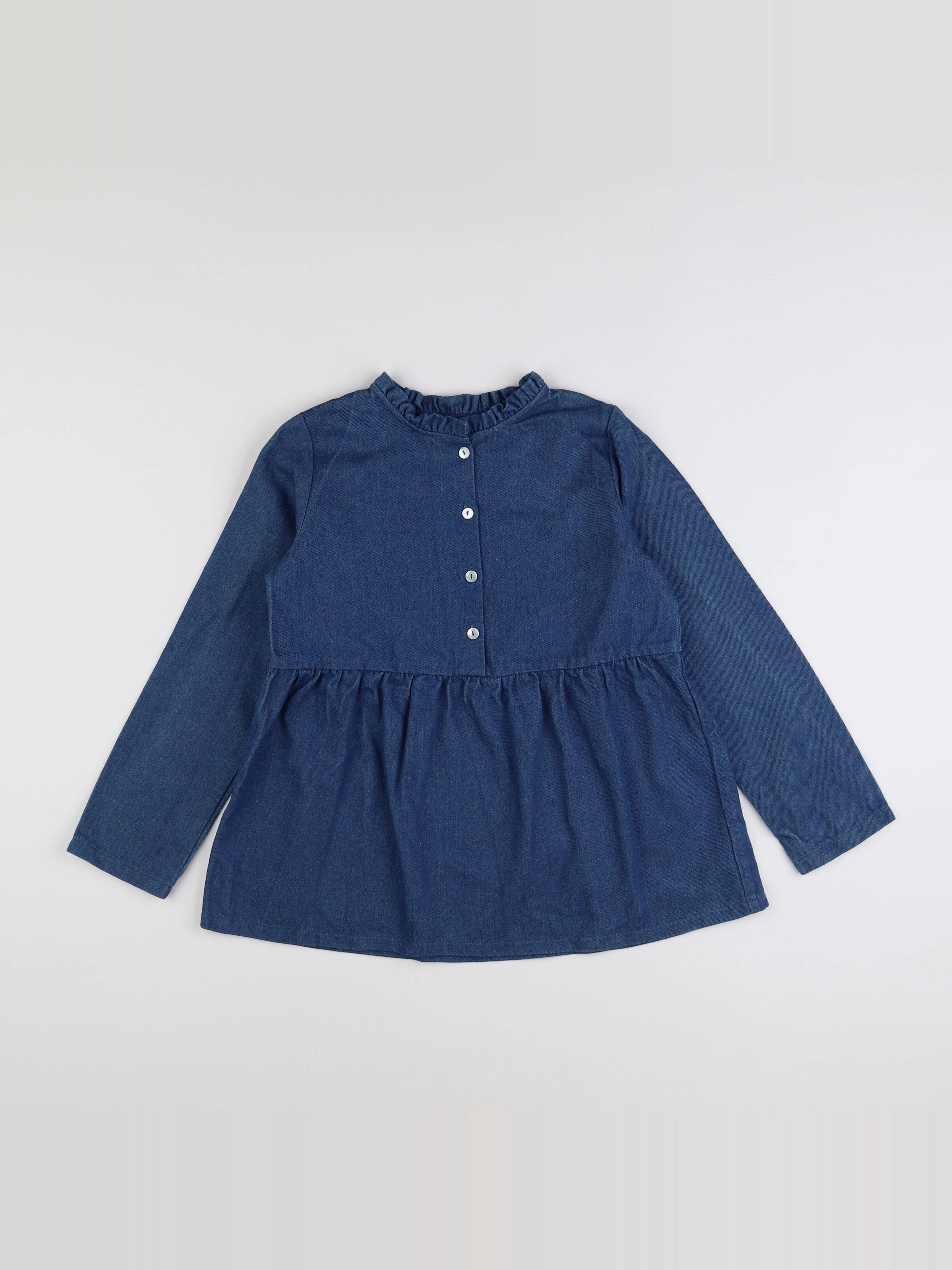 Frangin Frangine - blouse bleu - 12 ans