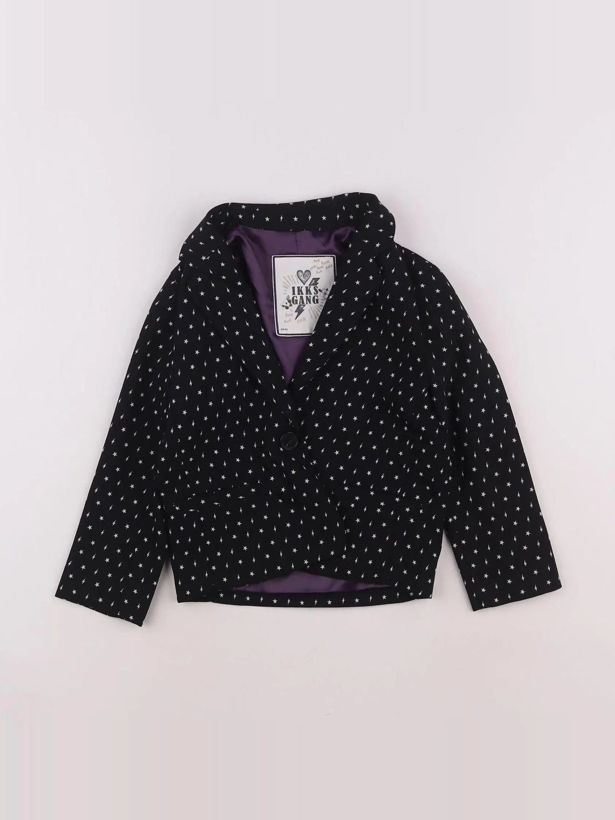 IKKS - veste noir - 5/6 ans