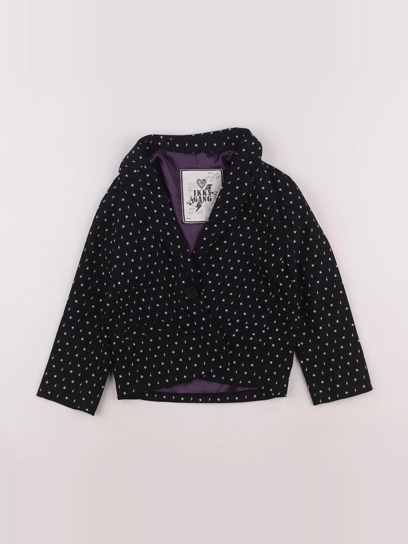 IKKS - veste noir - 5/6 ans