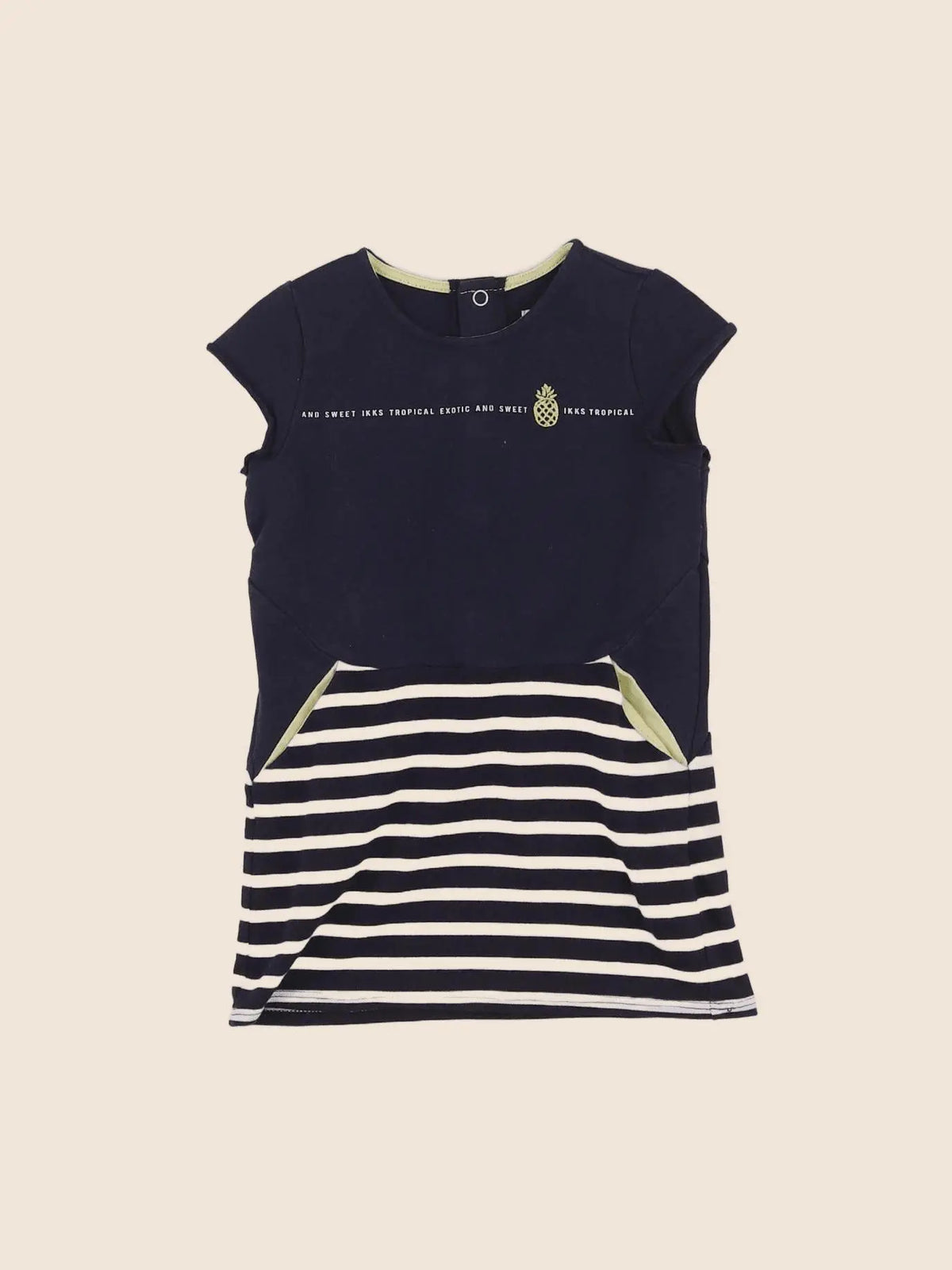 IKKS - robe bleu - 18 mois