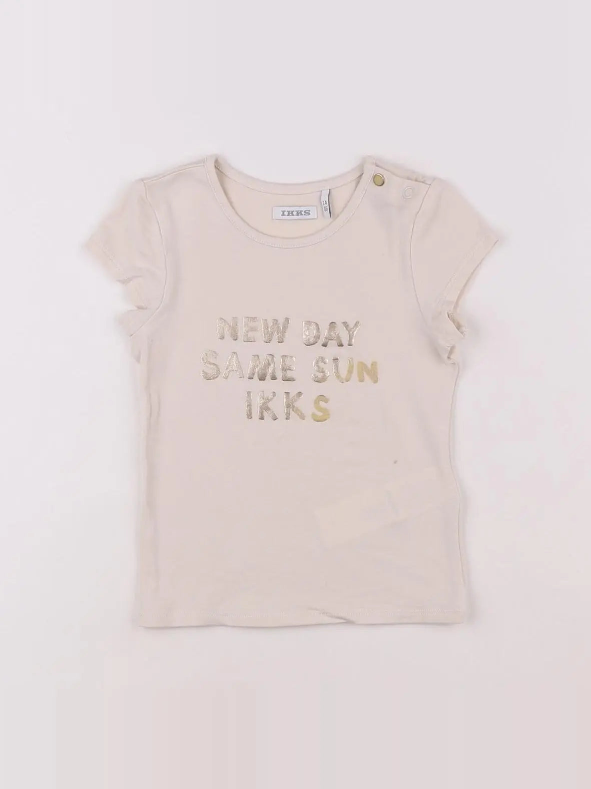 IKKS - tee-shirt rose - 2 ans