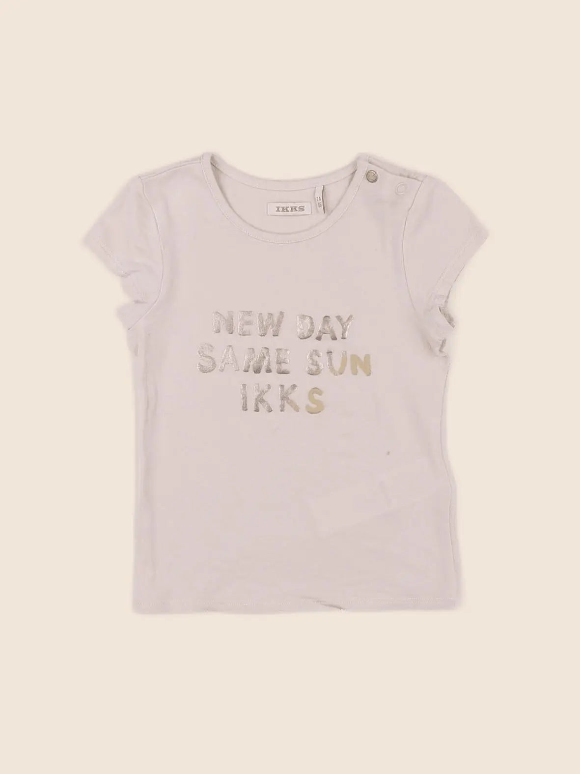 IKKS - tee-shirt rose - 2 ans