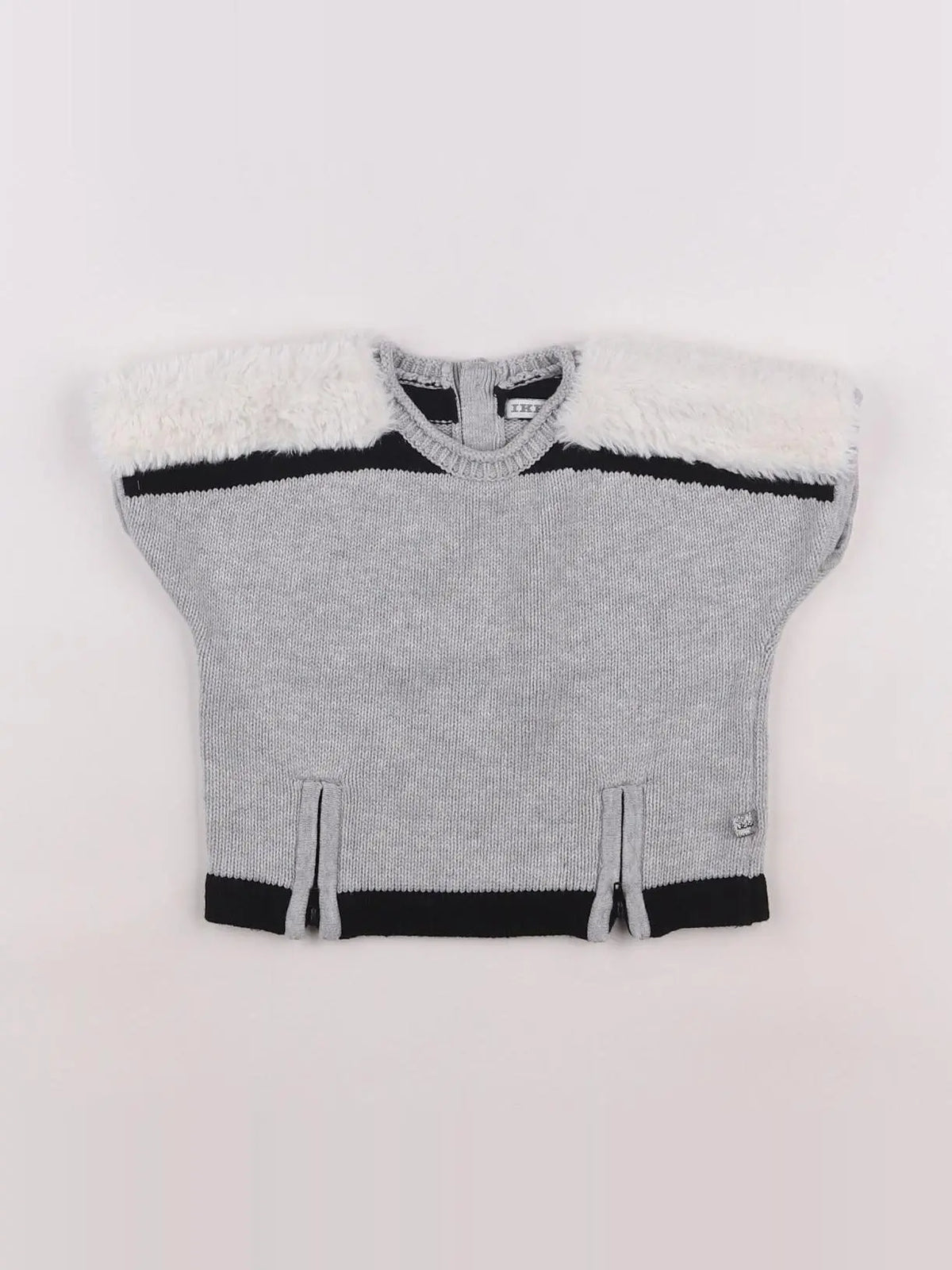IKKS - pull gris - 6 mois