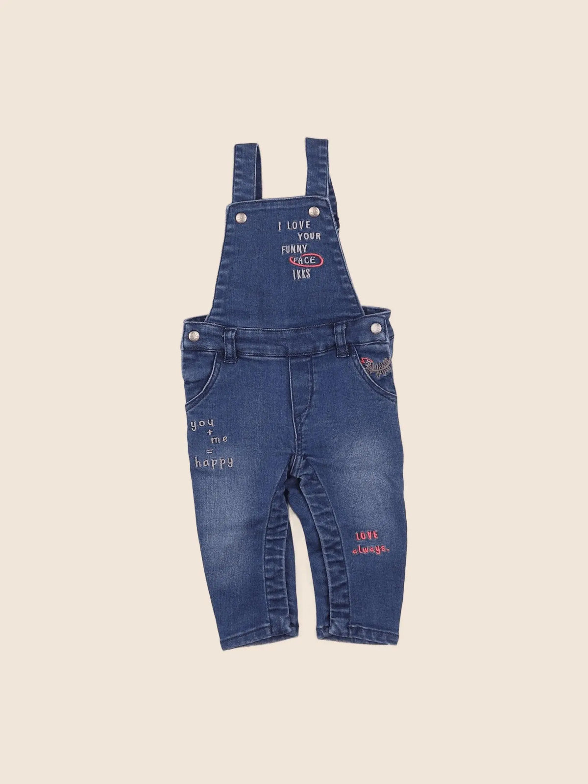 IKKS - salopette bleu - 6 mois